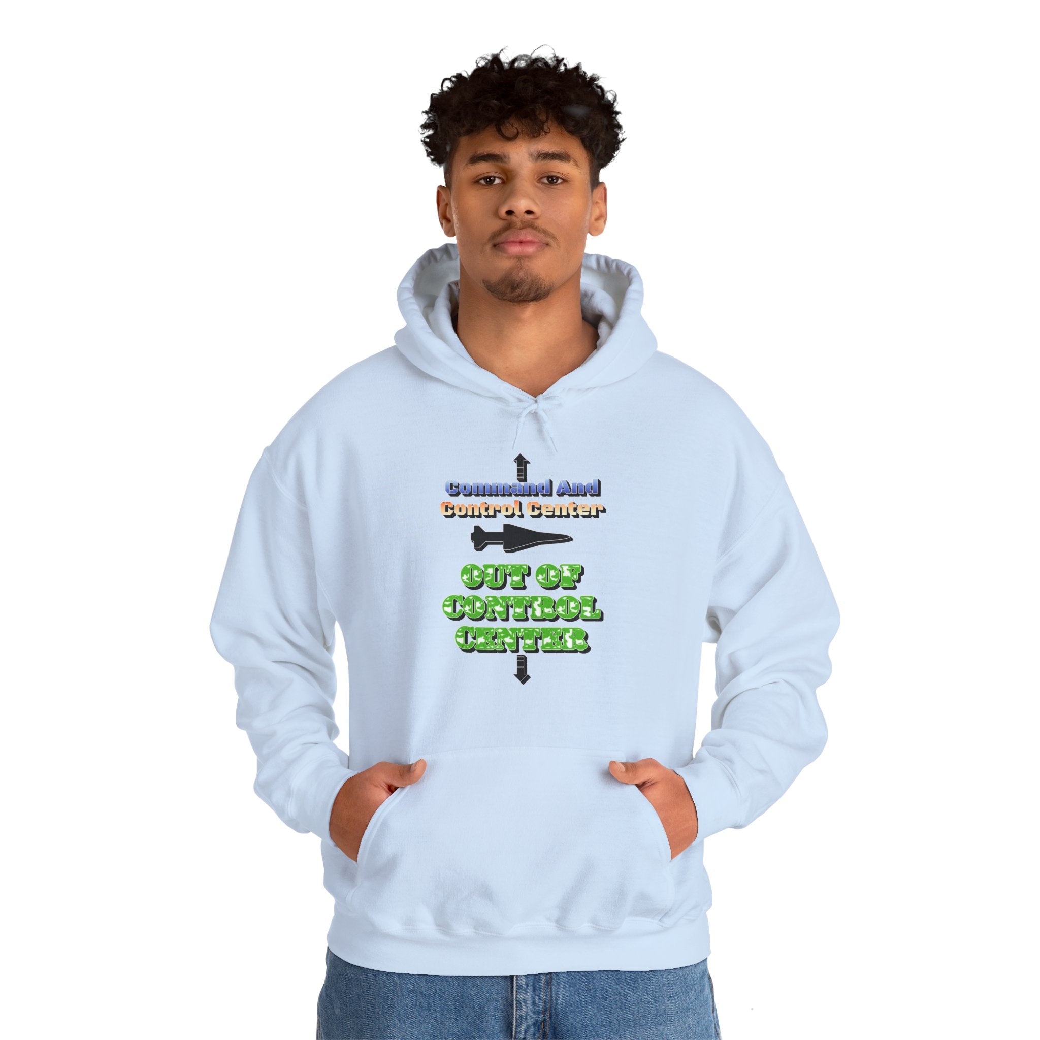 Command And Control Center Out Of Control Center - Hoodie