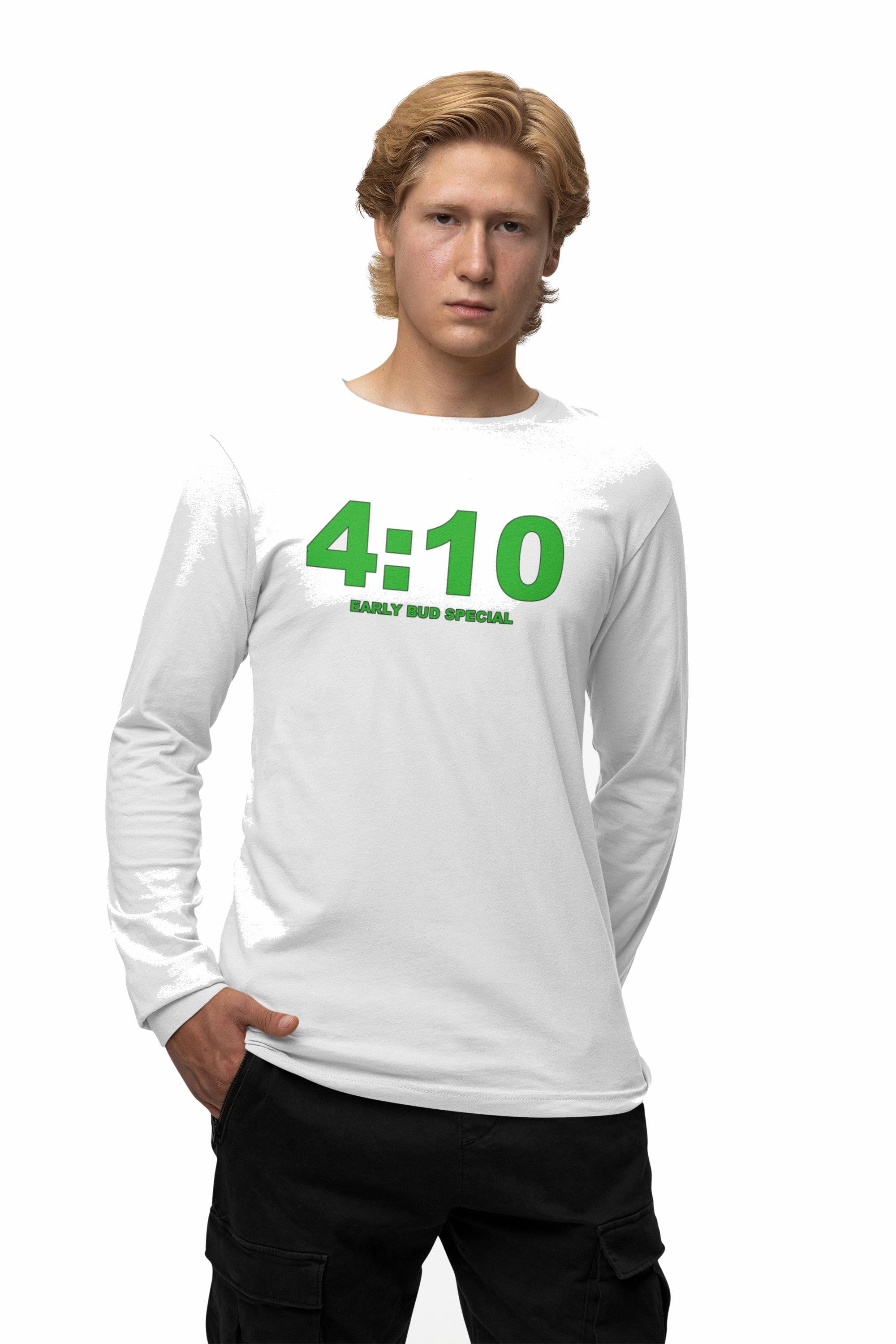 4:10 Early Bud Special - Long-Sleeve Tee - Witty Twisters Fashions