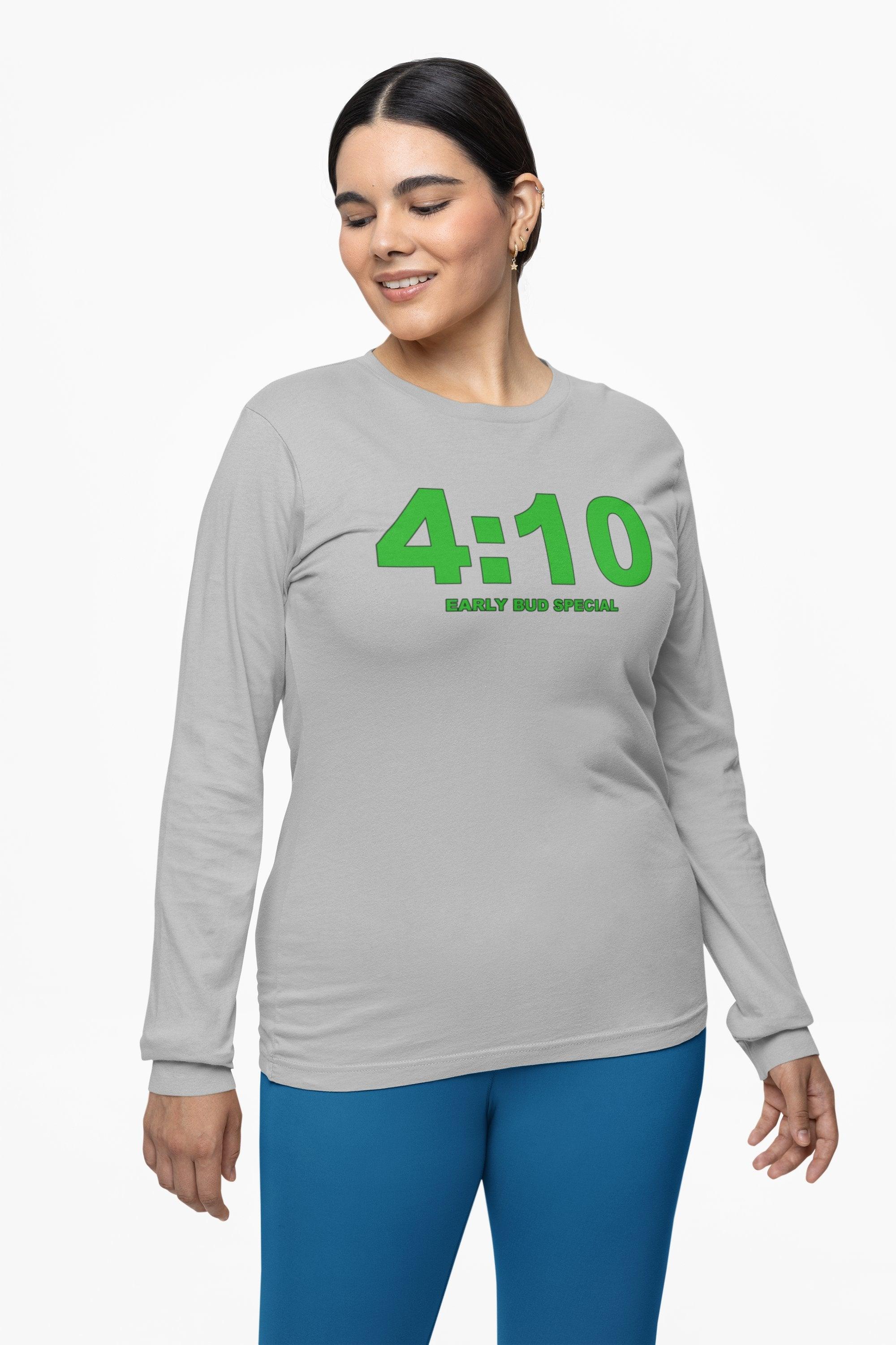 4:10 Early Bud Special - Long-Sleeve Tee - Witty Twisters Fashions