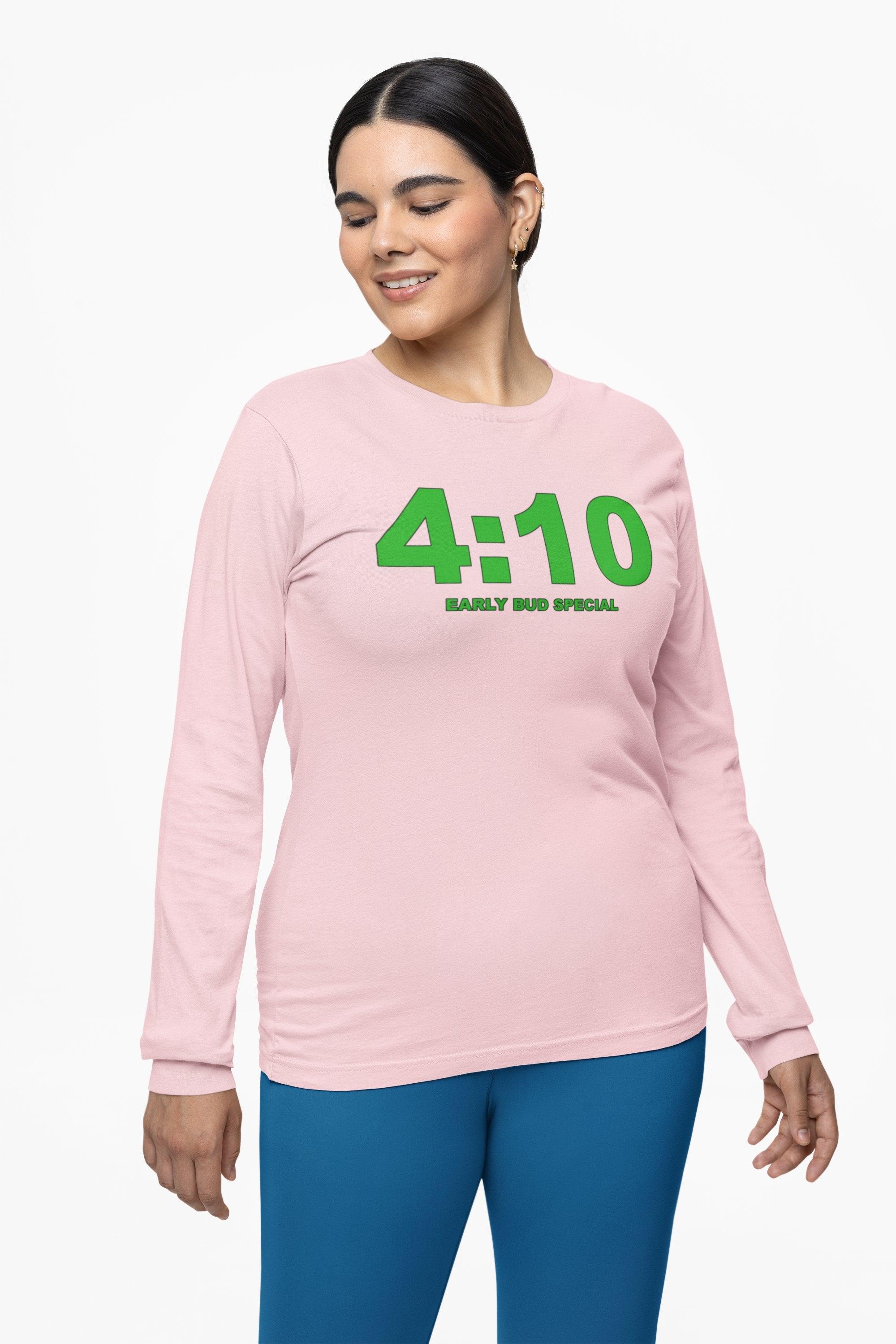 4:10 Early Bud Special - Long-Sleeve Tee - Witty Twisters Fashions