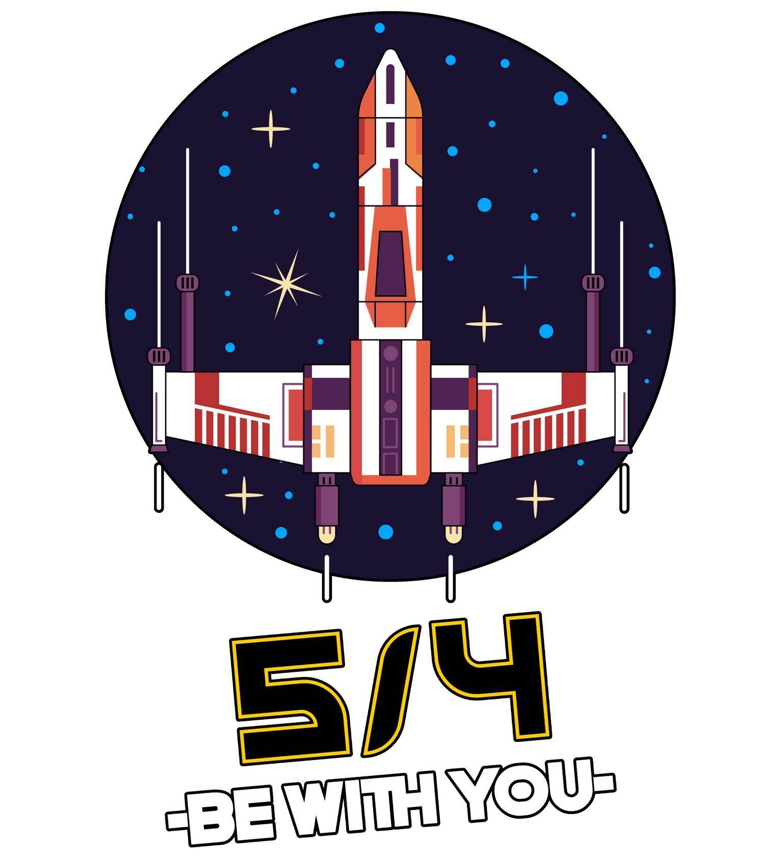 5/4 be with you - Star Wars Day - Tank Top - Witty Twisters Fashions