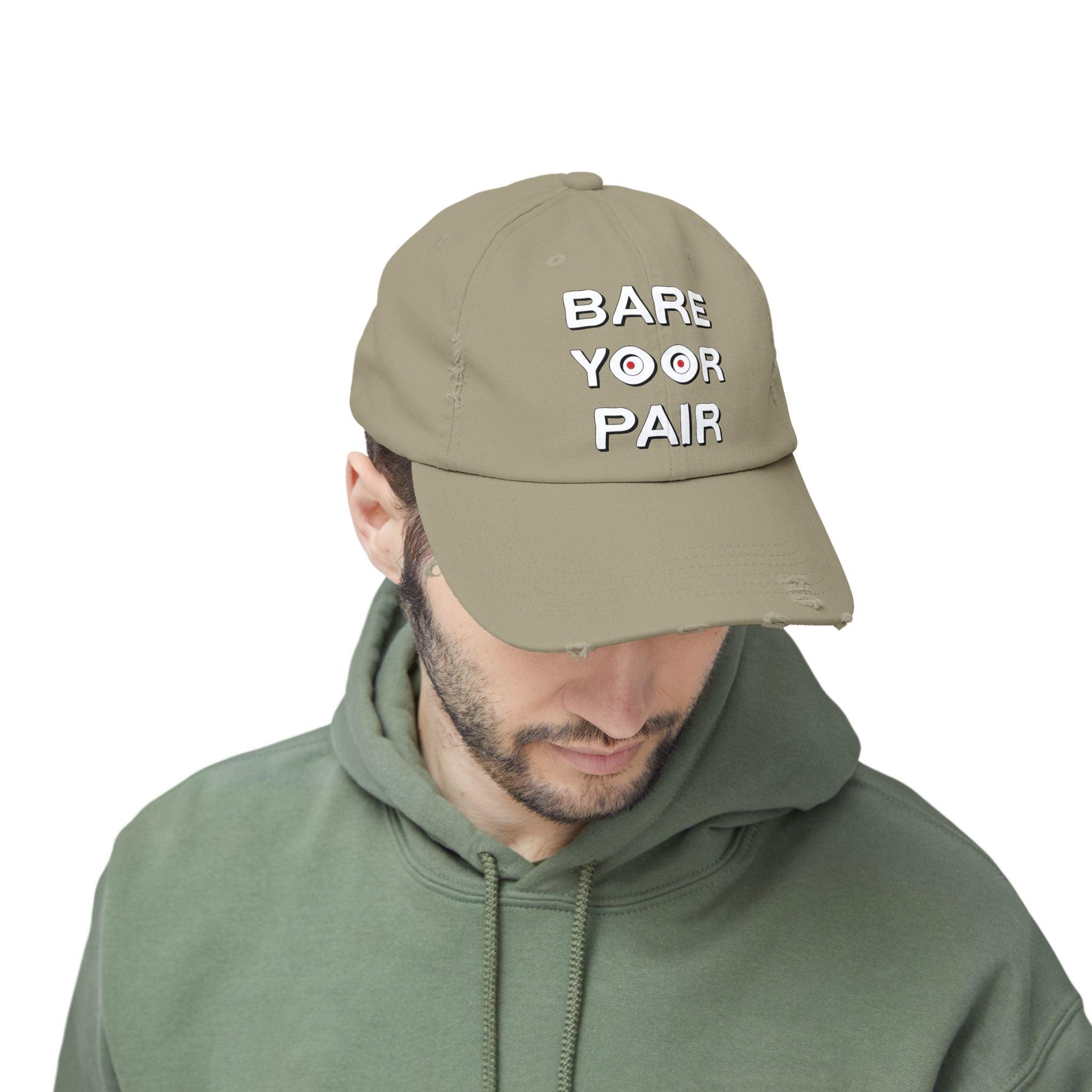 Bare Yoor Pair - Cotton Twill Distressed Baseball Cap