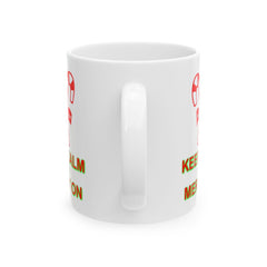 Keep Calm and Merry On - Ceramic Coffee Mug 11oz, 15oz