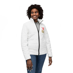 Keep Calm and Merry On - Women’s Puffer Jacket