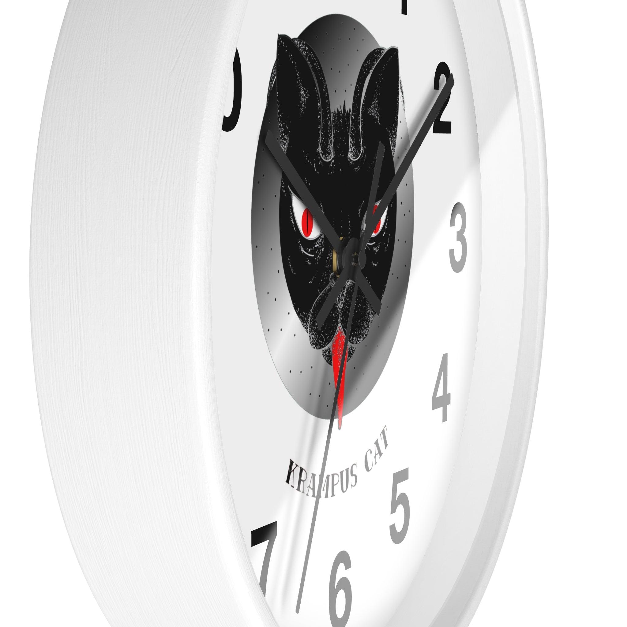 Krampus Cat - Wall Clock