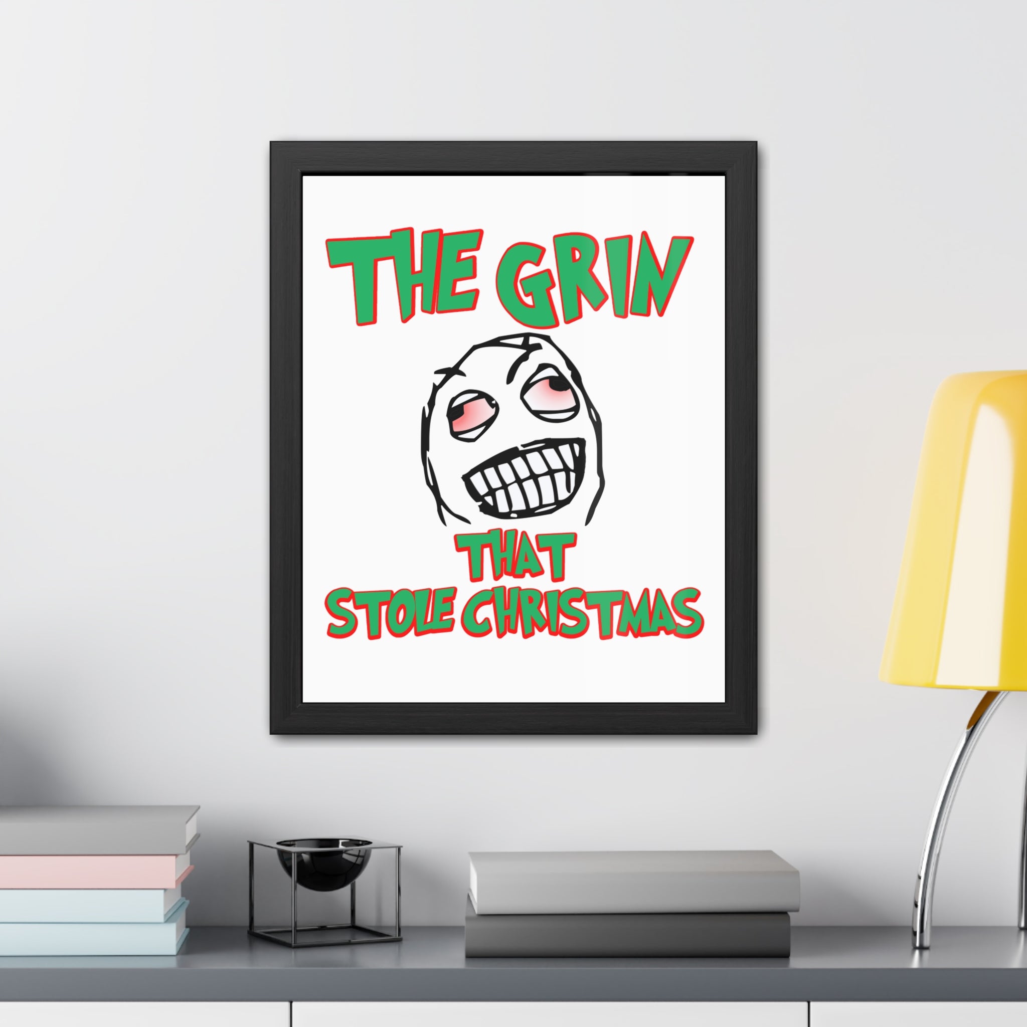 The Grin That Stole Christmas - Framed Poster