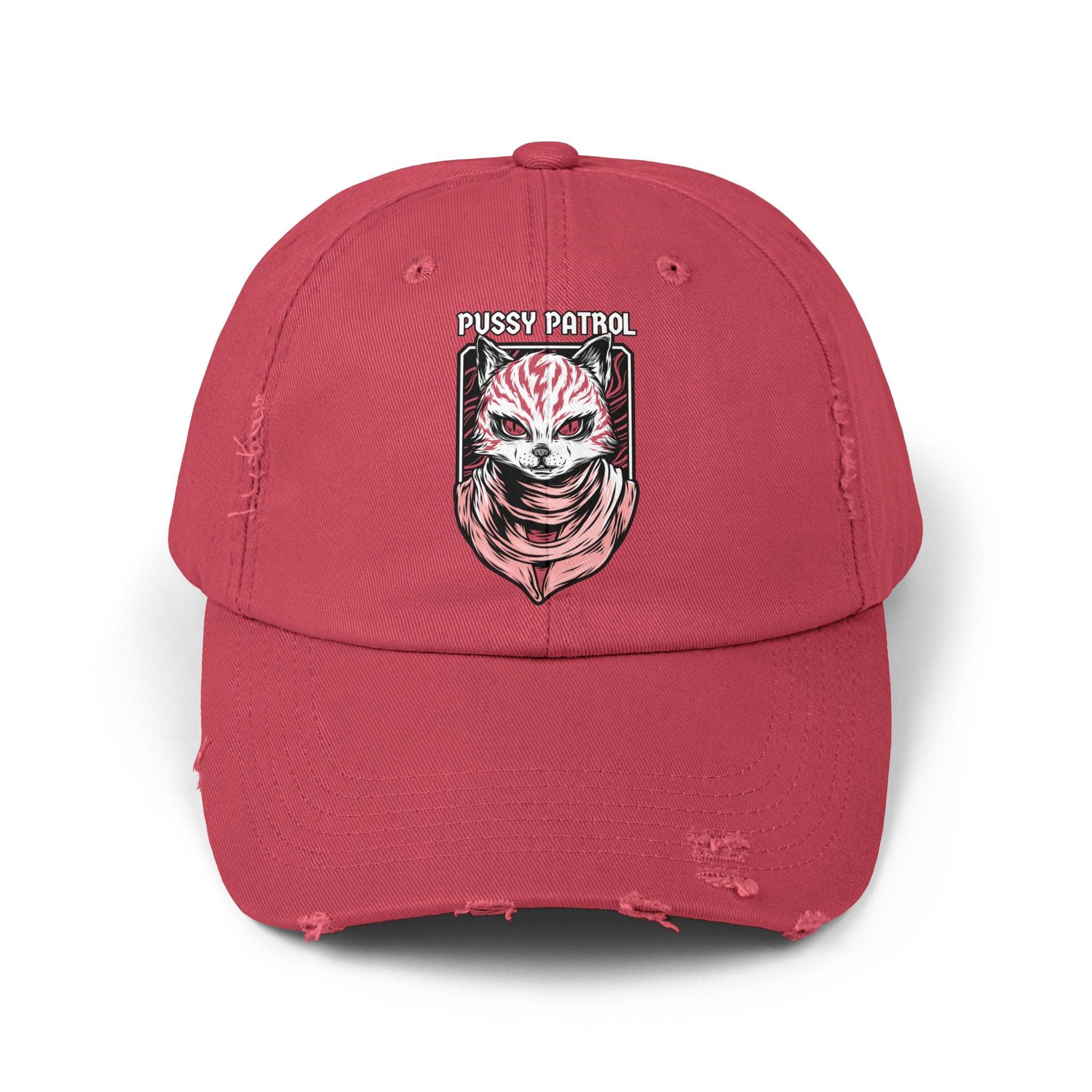 Pussy Patrol - Cotton Twill Distressed Baseball Cap