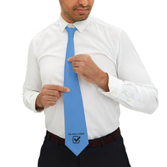 I'm Not A Robot - Blue Necktie - Witty Twisters Fashions