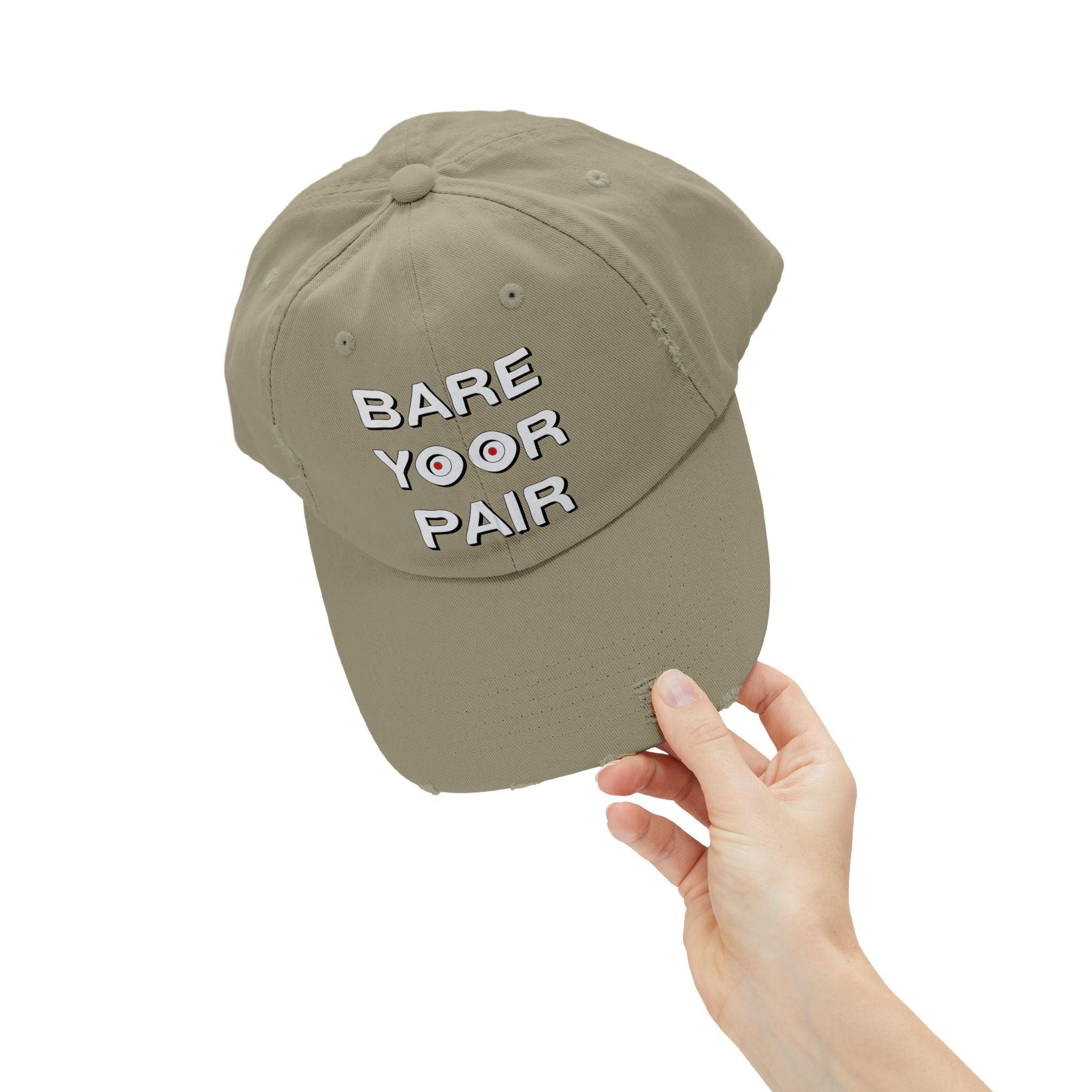 Bare Yoor Pair - Cotton Twill Distressed Baseball Cap