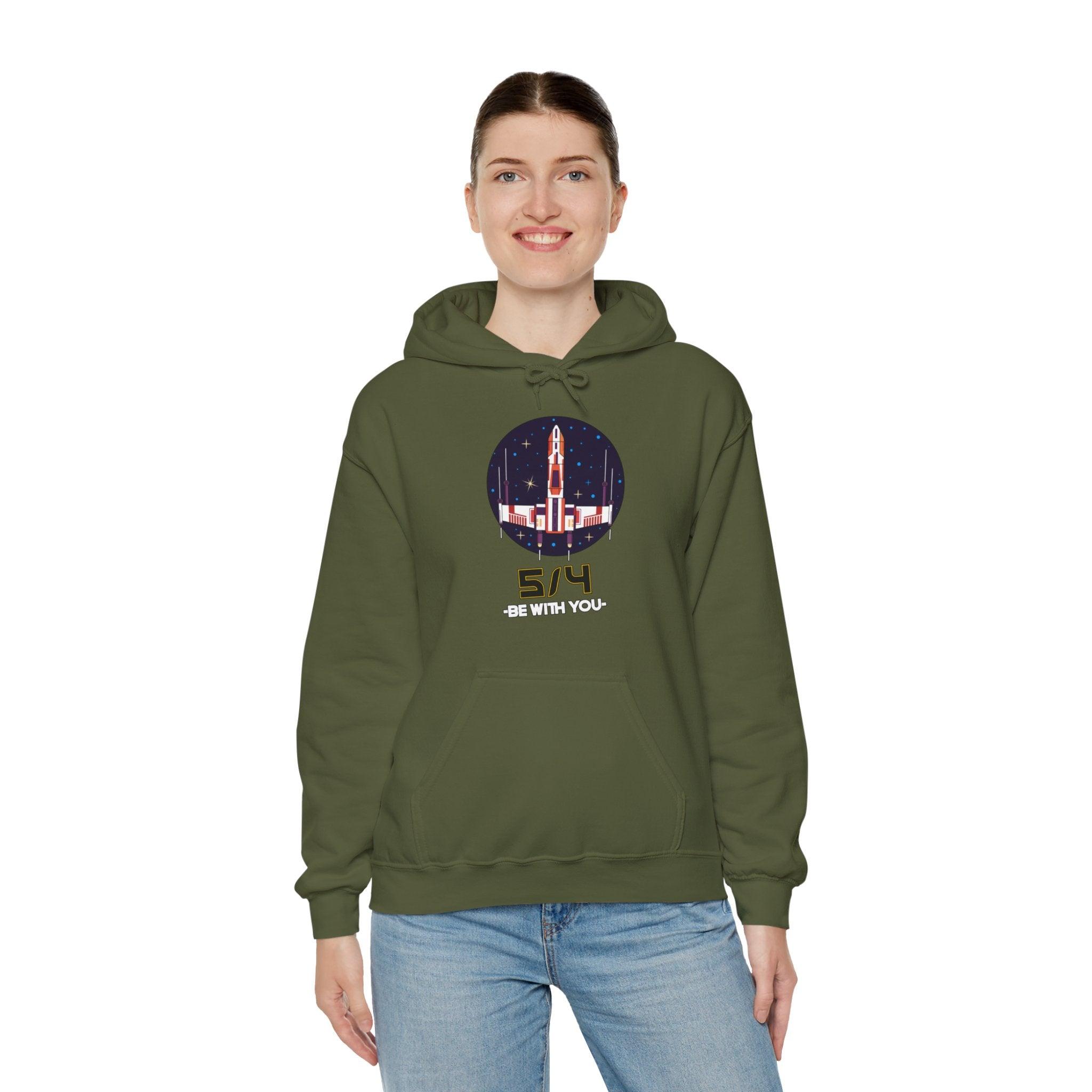 5/4 be with you - Star Wars Day - Hoodie - Witty Twisters Fashions