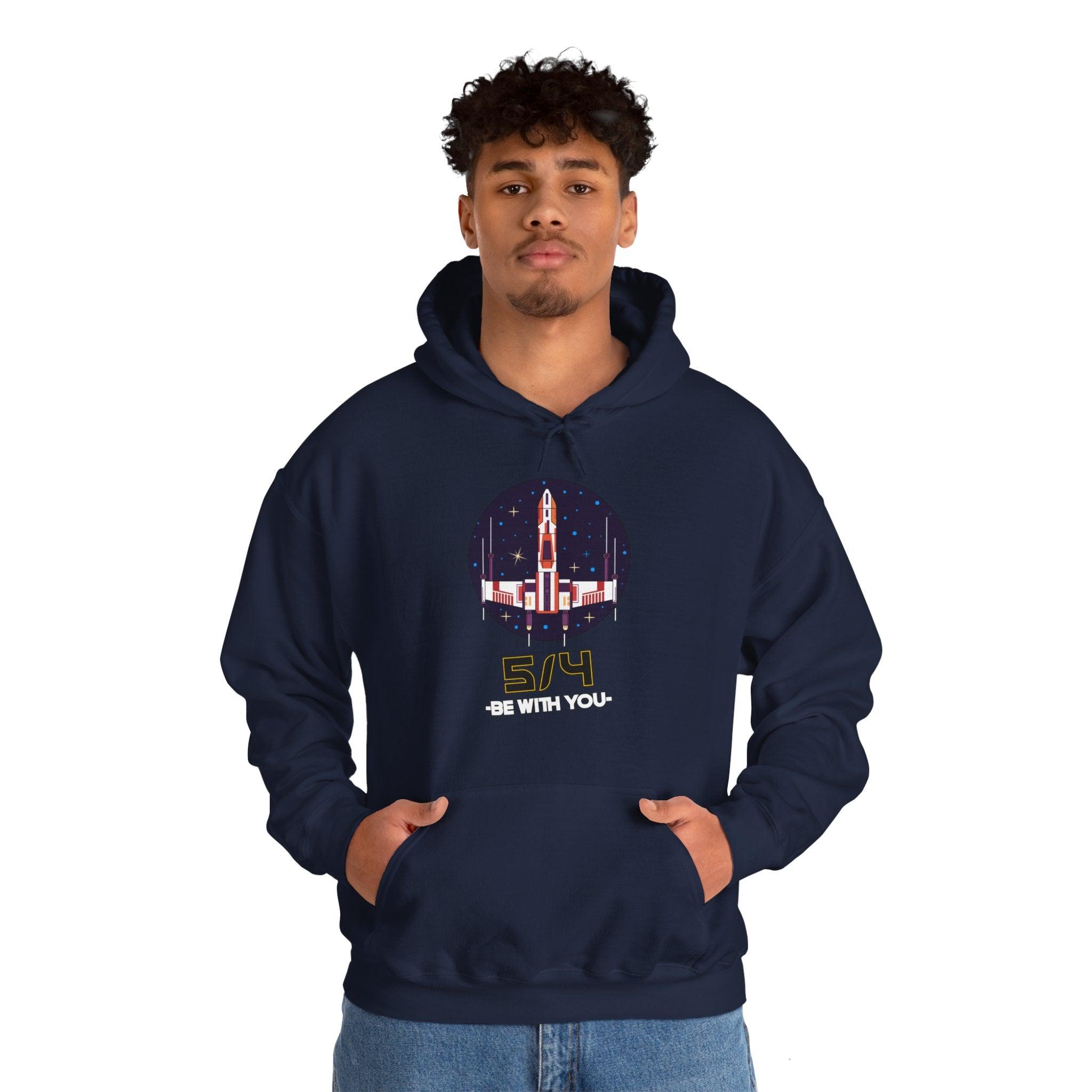 5/4 be with you - Star Wars Day - Hoodie - Witty Twisters Fashions