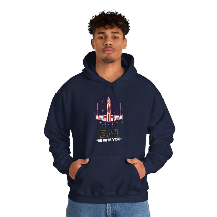 5/4 be with you - Star Wars Day - Hoodie - Witty Twisters T-Shirts