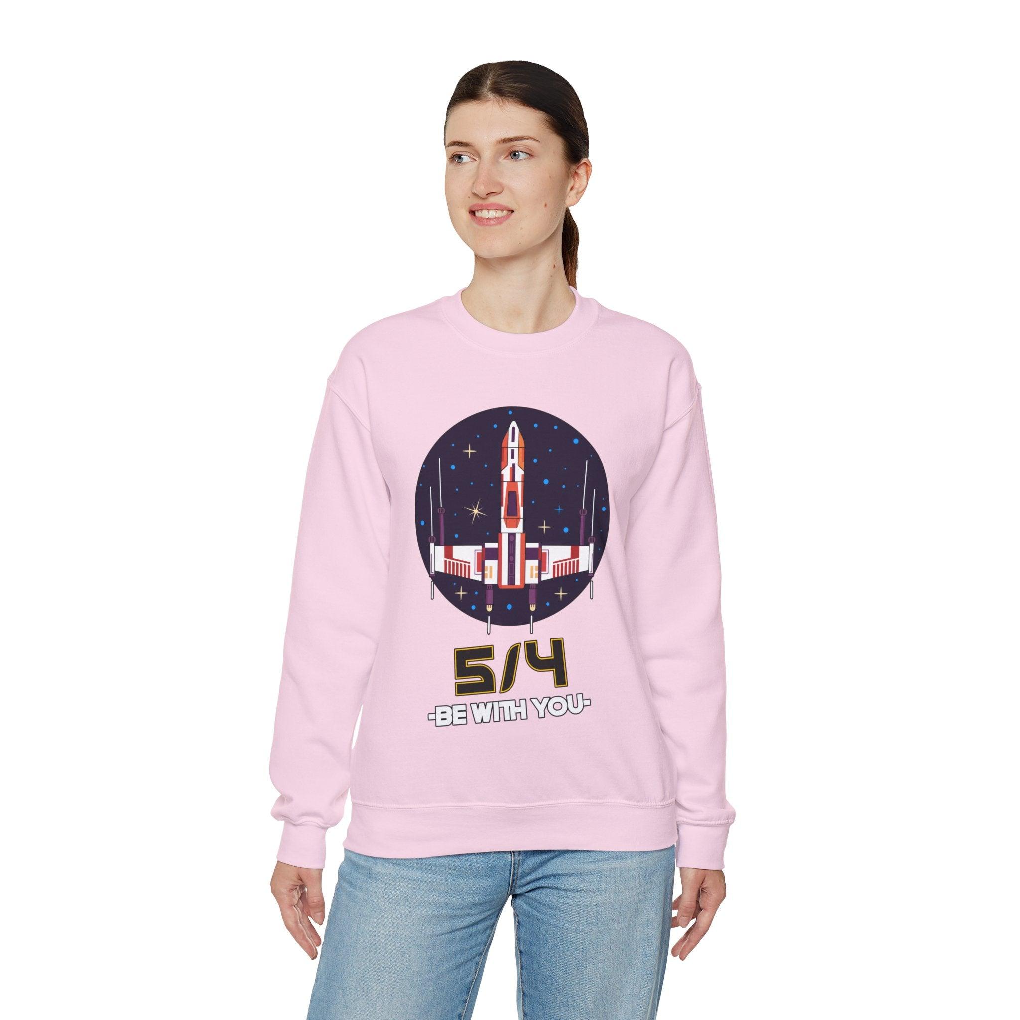 5/4 be with you - Star Wars Day - Sweatshirt - Witty Twisters T-Shirts