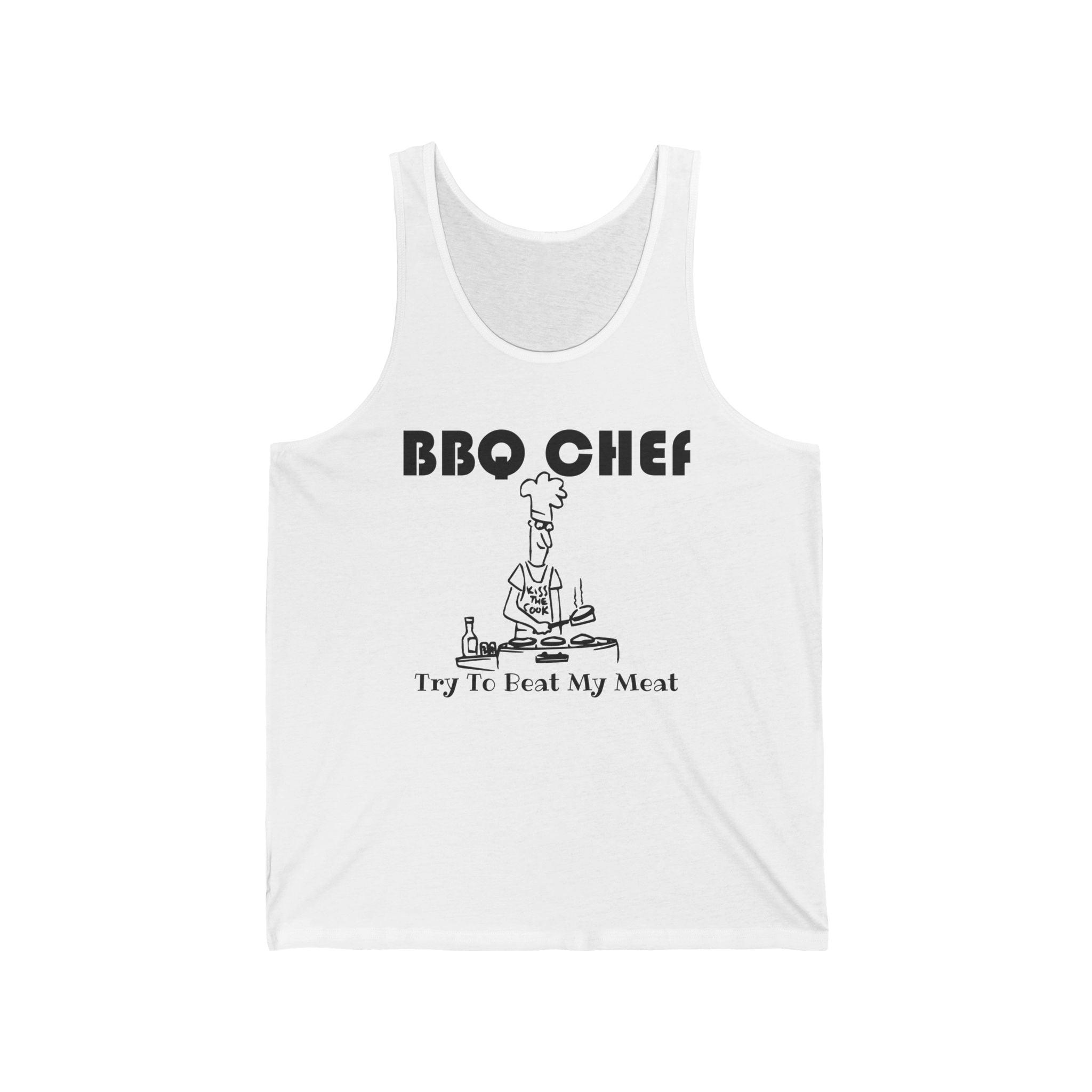 BBQ Chef Try To Beat My Meat - Tank Top - Witty Twisters Fashions