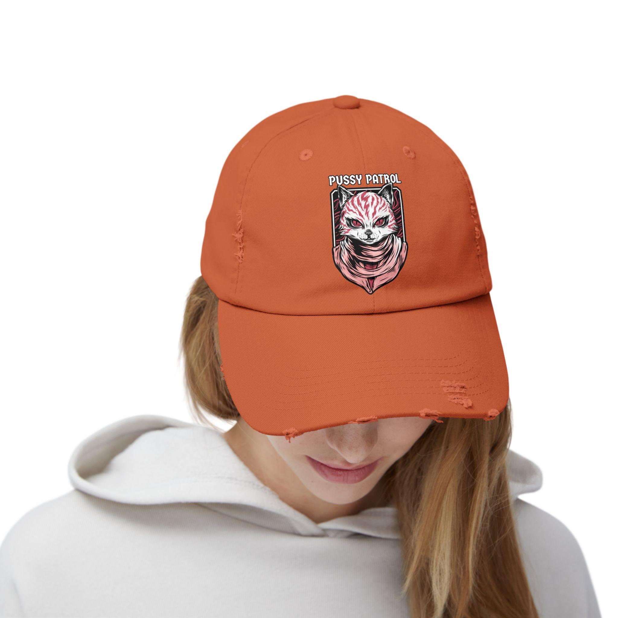 Pussy Patrol - Cotton Twill Distressed Baseball Cap