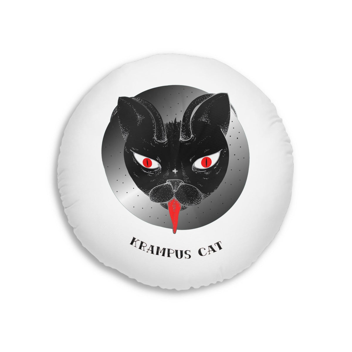 Krampus Cat - Tufted Floor Pillow