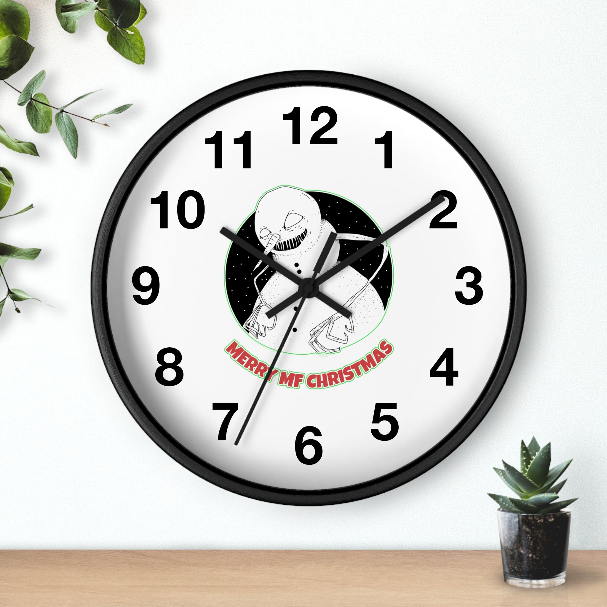 Merry MF Christmas - Wall Clock