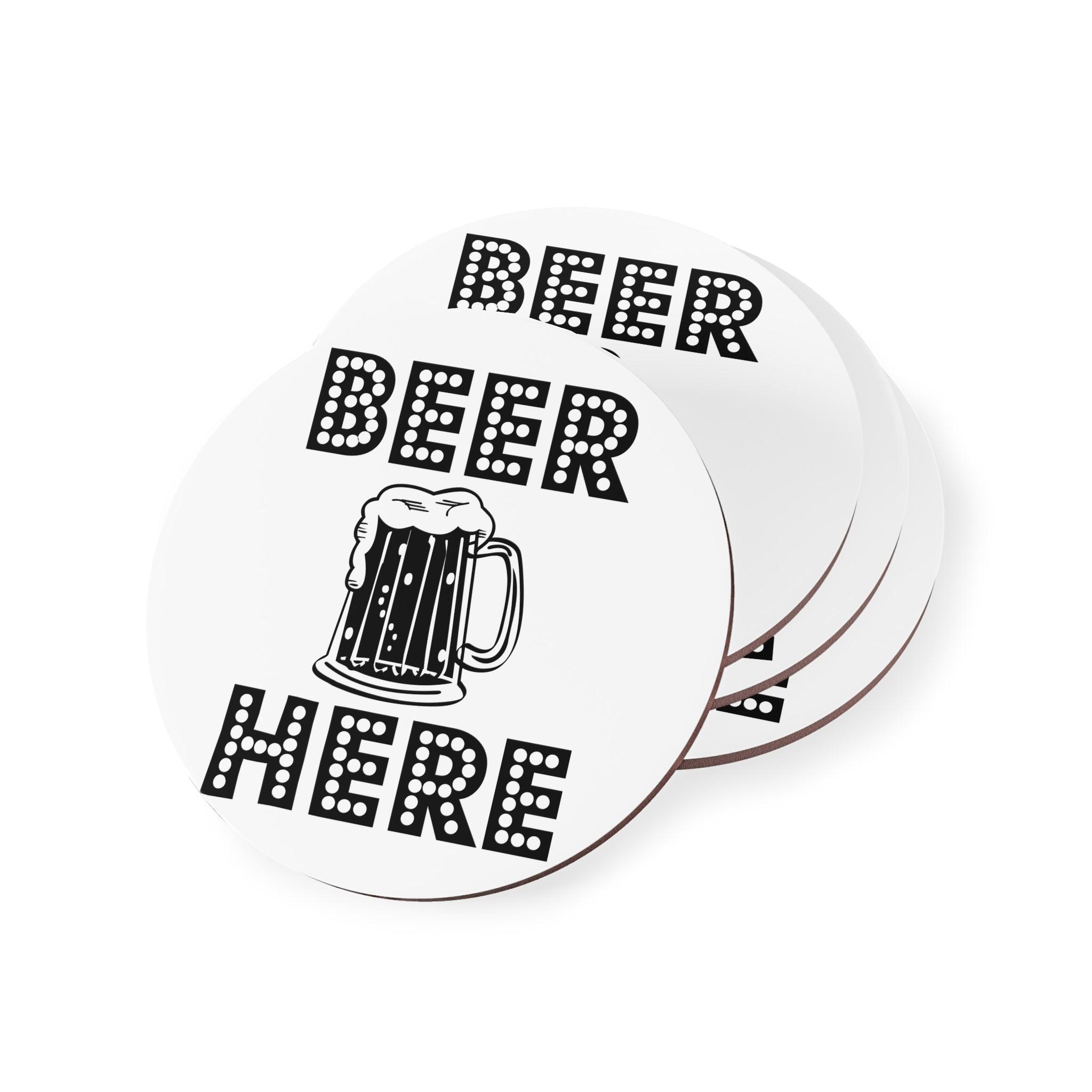 Beer Here - Drink Coasters - Witty Twisters Fashions