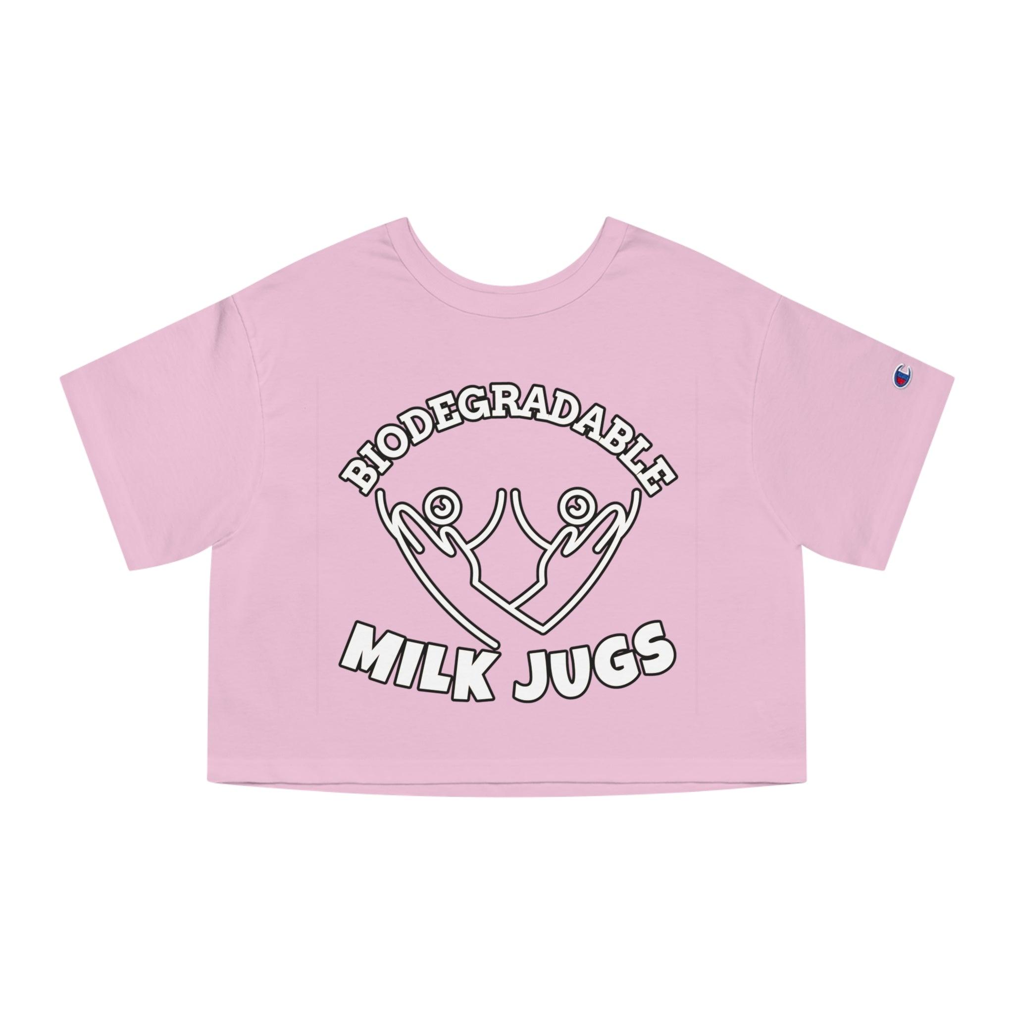 Biodegradable Milk Jugs - Women's Crop Top