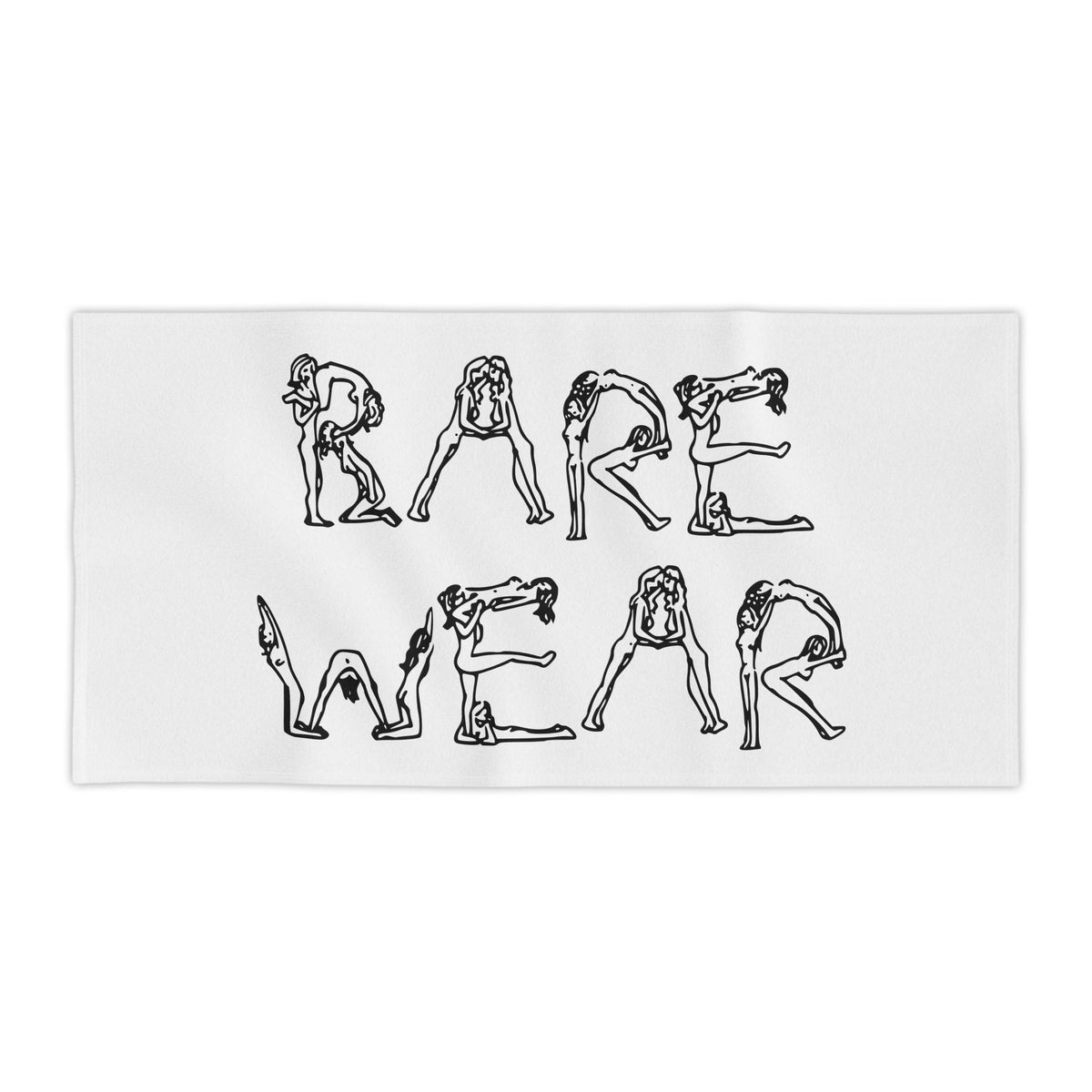 Bare Wear Letters Are Nude Women - Beach Towels - Witty Twisters Fashions