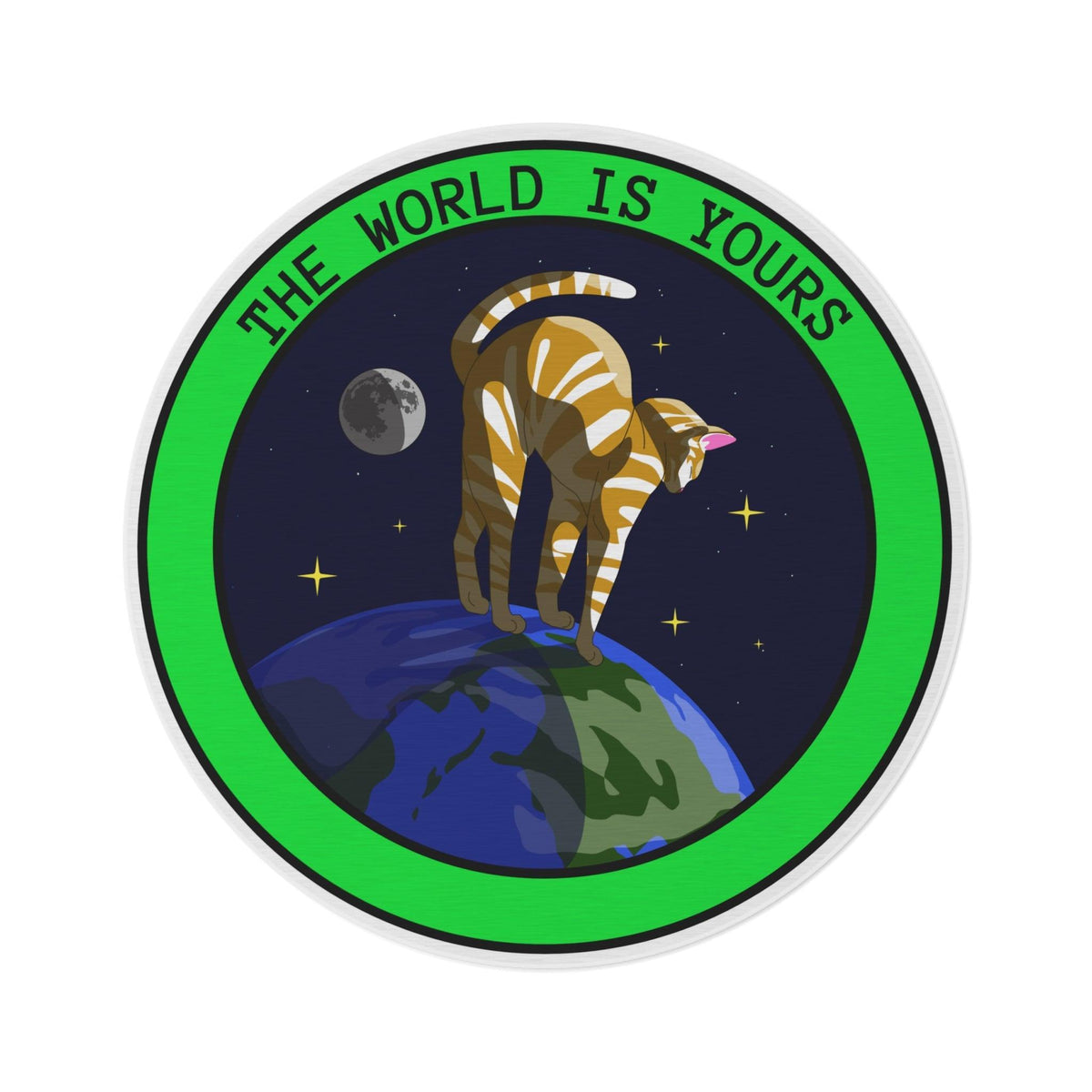The world is yours - Round Rug - Witty Twisters Fashions