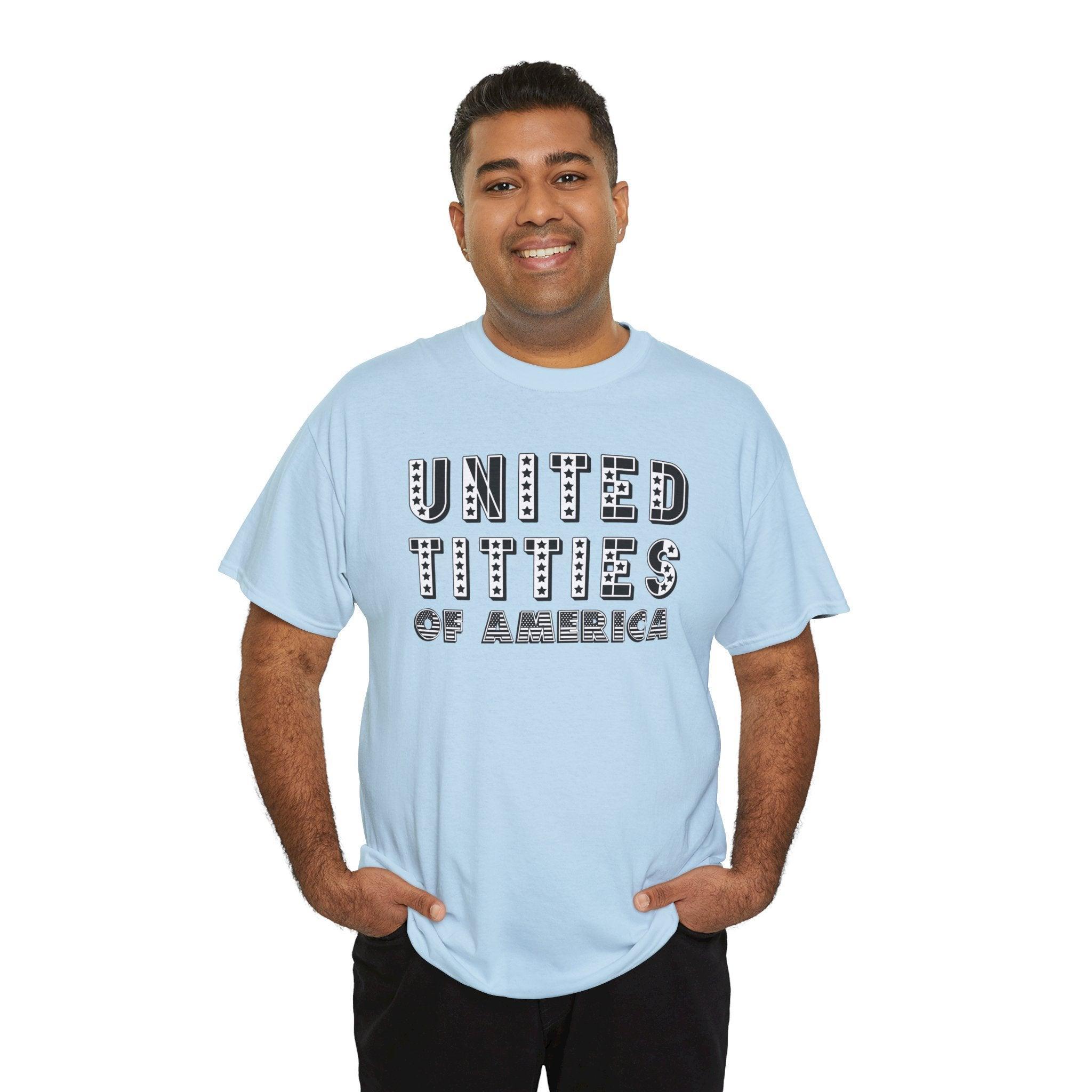 United Titties Of America - T-Shirt - Witty Twisters Fashions