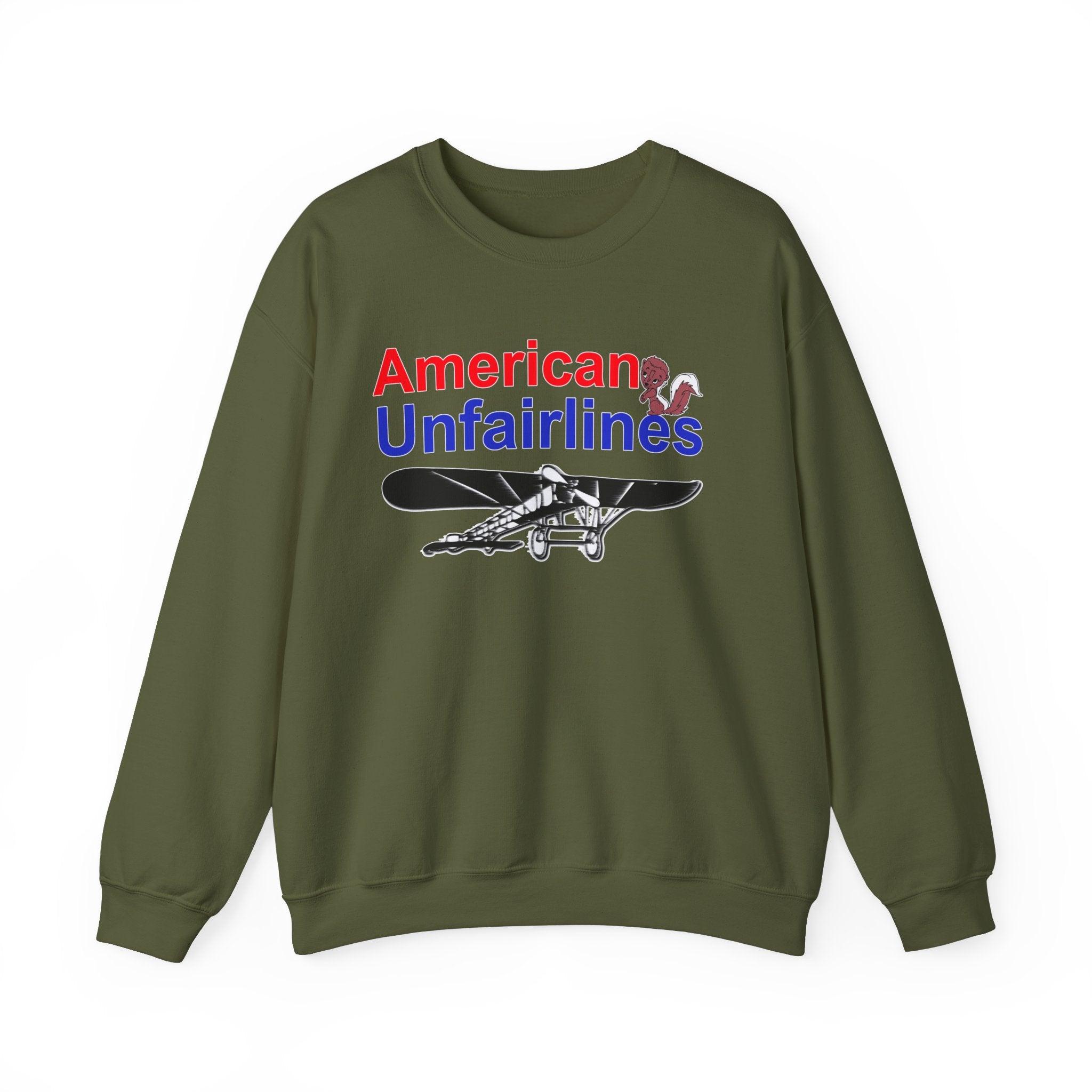 American Unfairlines - Sweatshirt - Witty Twisters Fashions