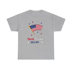 Red, white and blow me - T-Shirt - Witty Twisters Fashions