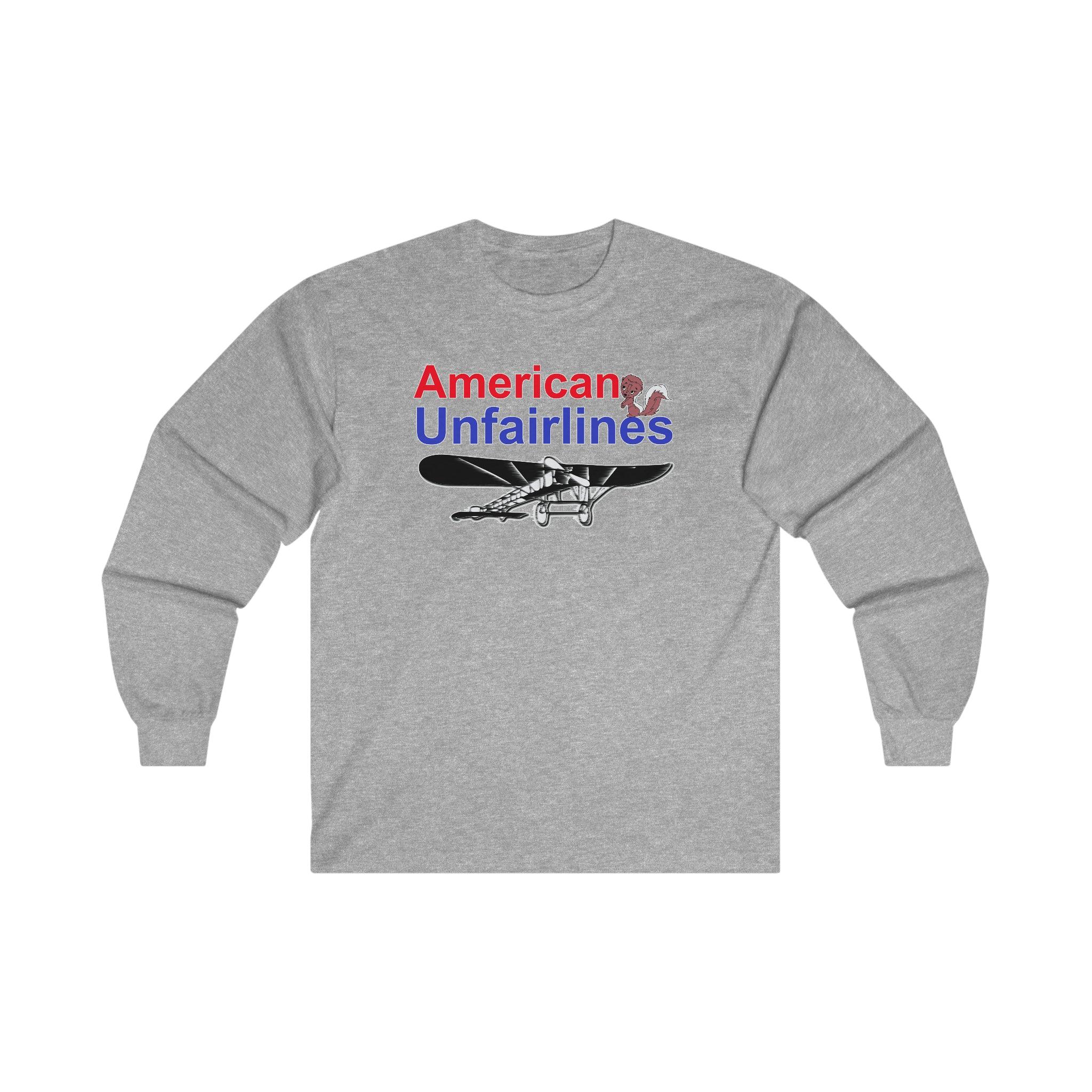 American Unfairlines - Long-Sleeve Tee - Witty Twisters Fashions