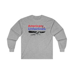 American Unfairlines - Long-Sleeve Tee - Witty Twisters Fashions