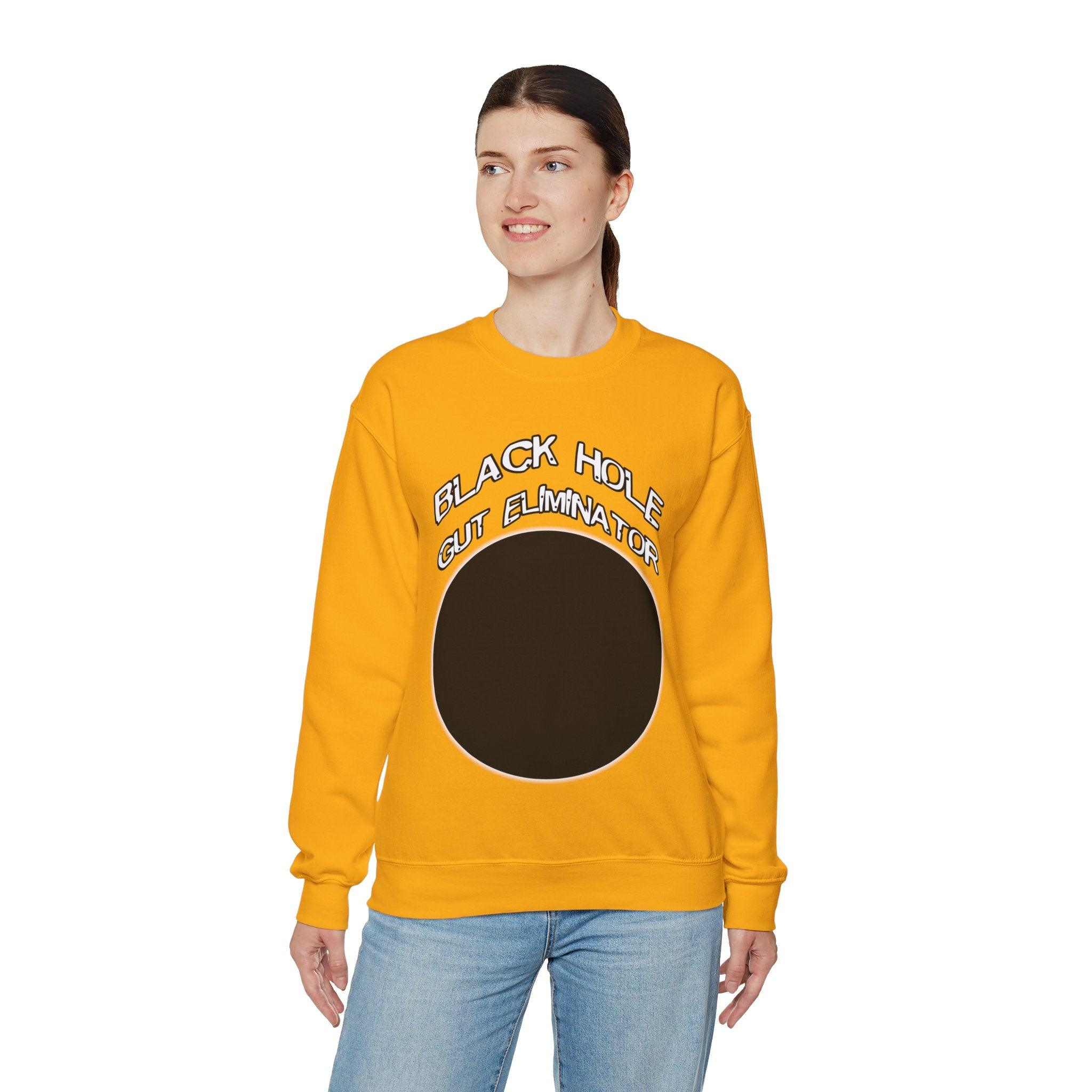 Black Hole Gut Eliminator - Sweatshirt - Witty Twisters Fashions