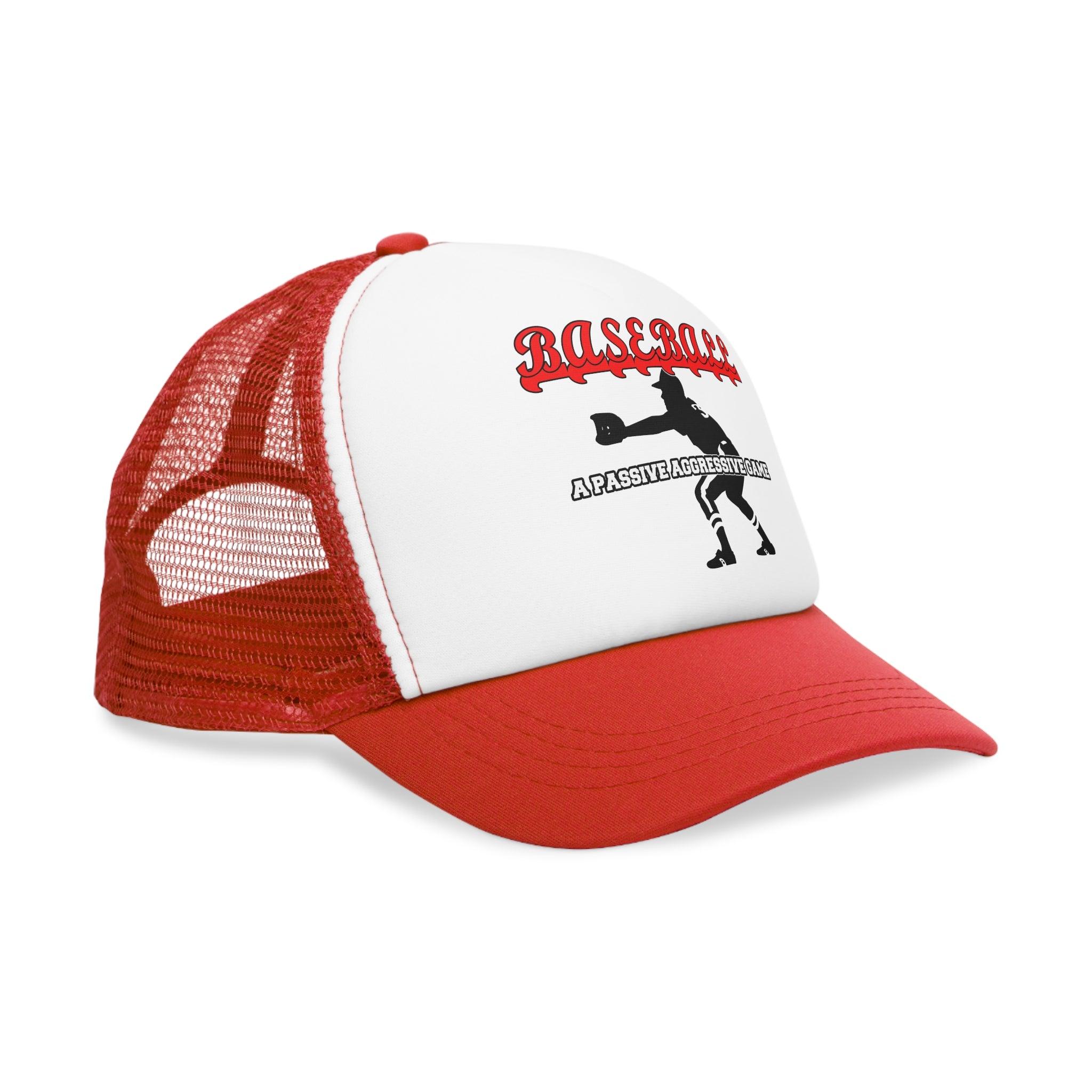 Baseball A passive aggressive game - Mesh Baseball Cap