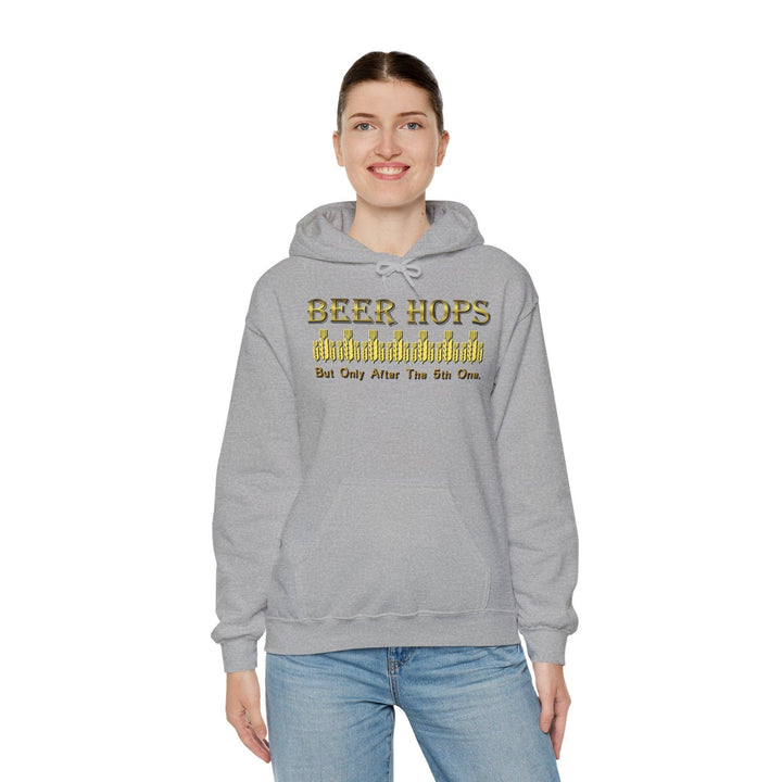 Beer Hops But Only After The 5th One - Hoodie - Witty Twisters T-Shirts
