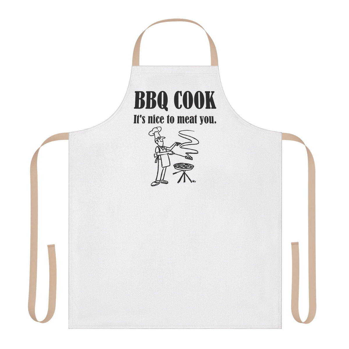 BBQ Cook It's nice to meat you - Cooking Apron - Witty Twisters Fashions