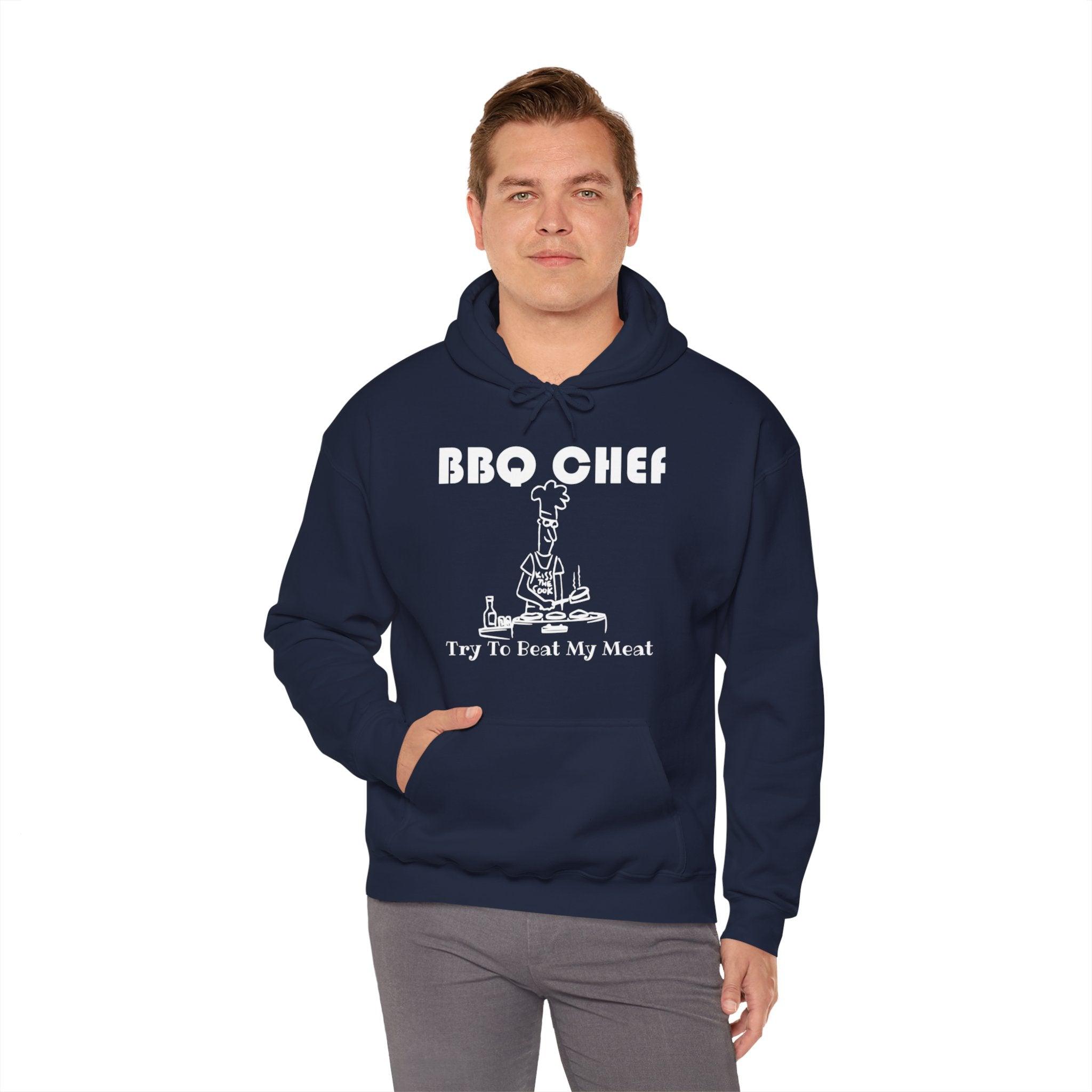 BBQ Chef Try To Beat My Meat - Hoodie - Witty Twisters Fashions