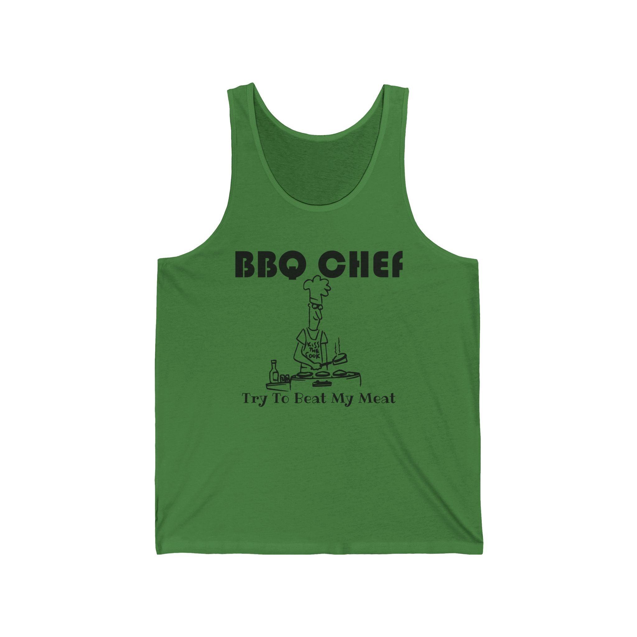 BBQ Chef Try To Beat My Meat - Tank Top - Witty Twisters Fashions