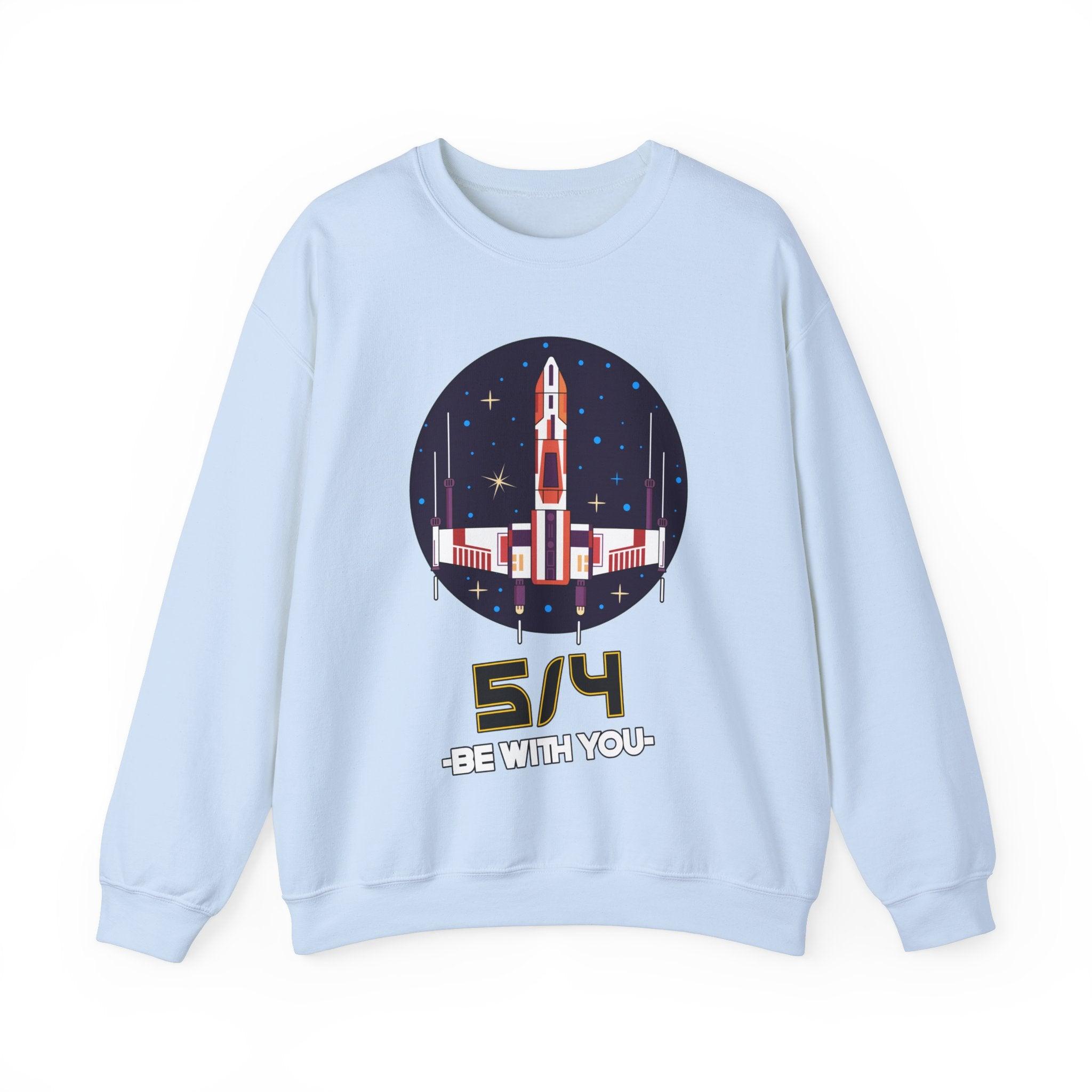 5/4 be with you - Star Wars Day - Sweatshirt - Witty Twisters T-Shirts