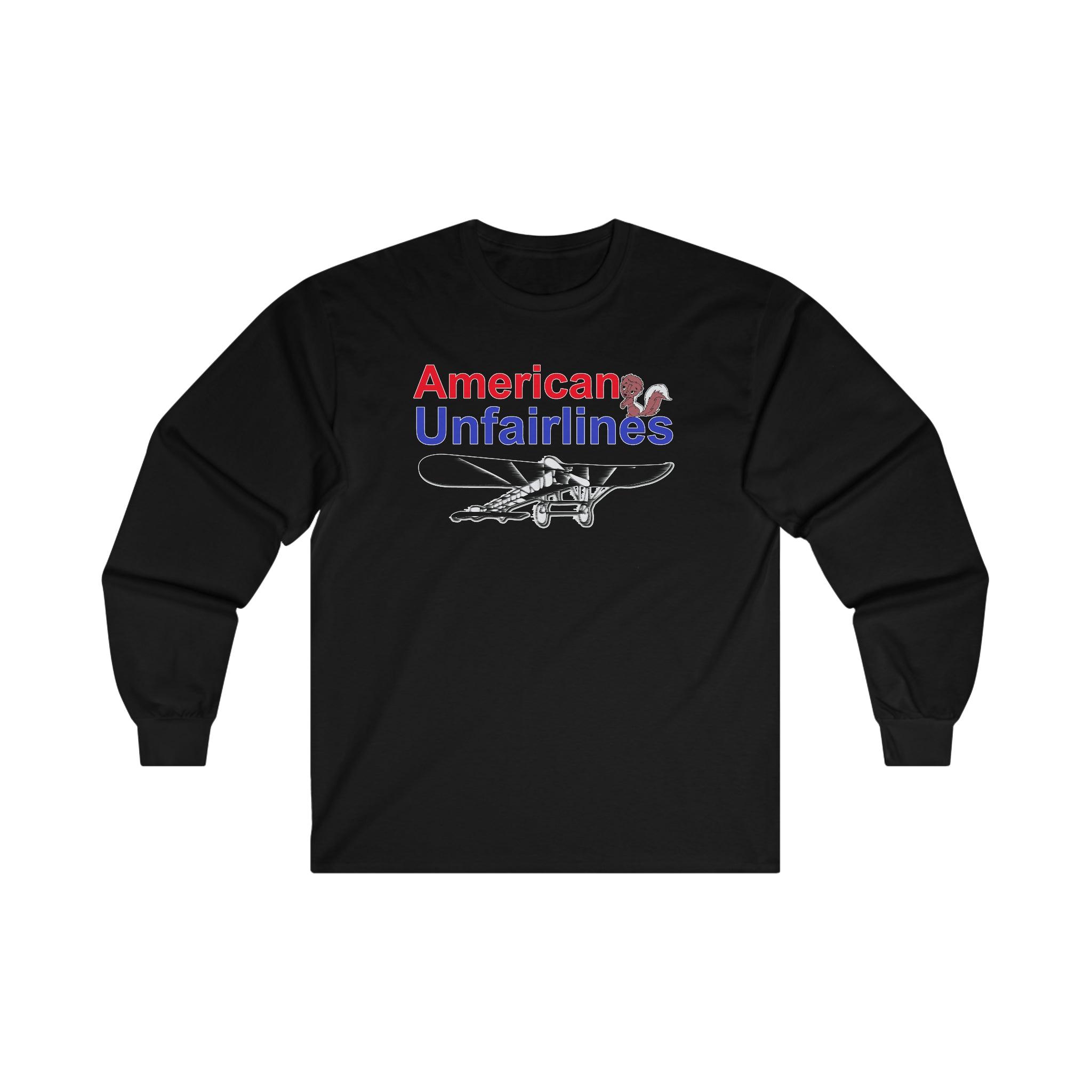 American Unfairlines - Long-Sleeve Tee - Witty Twisters Fashions