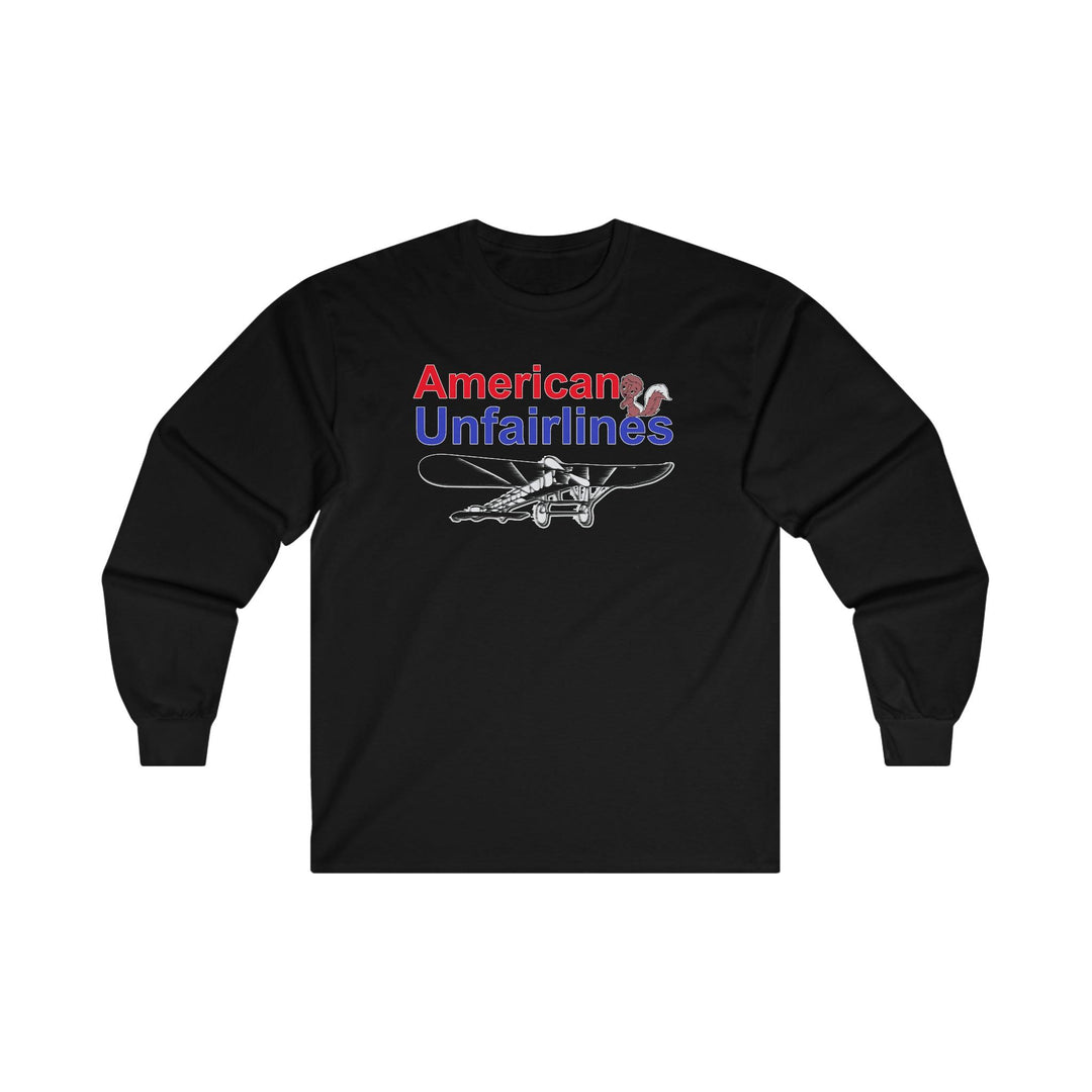 American Unfairlines - Long-Sleeve Tee - Witty Twisters T-Shirts