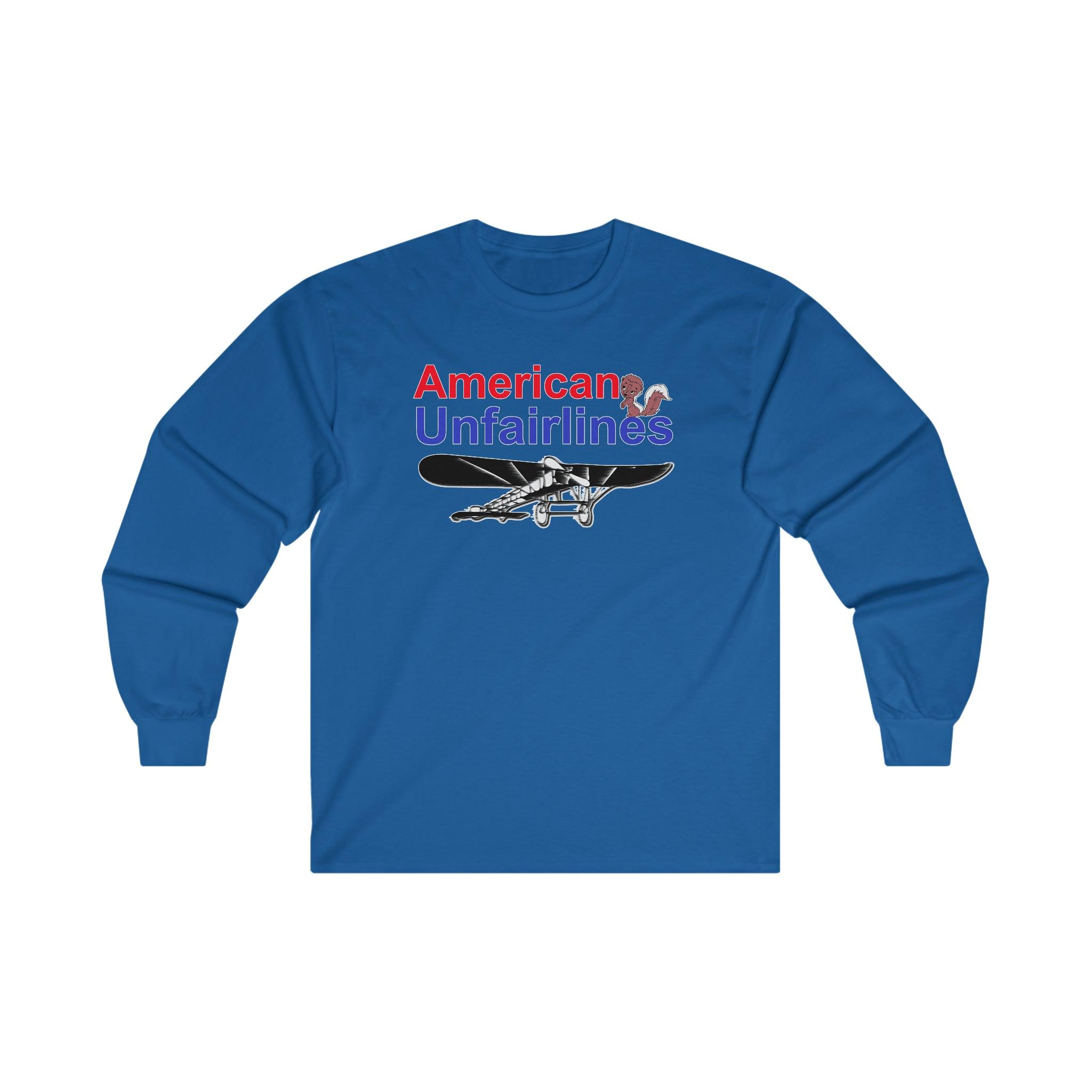 American Unfairlines - Long-Sleeve Tee - Witty Twisters Fashions