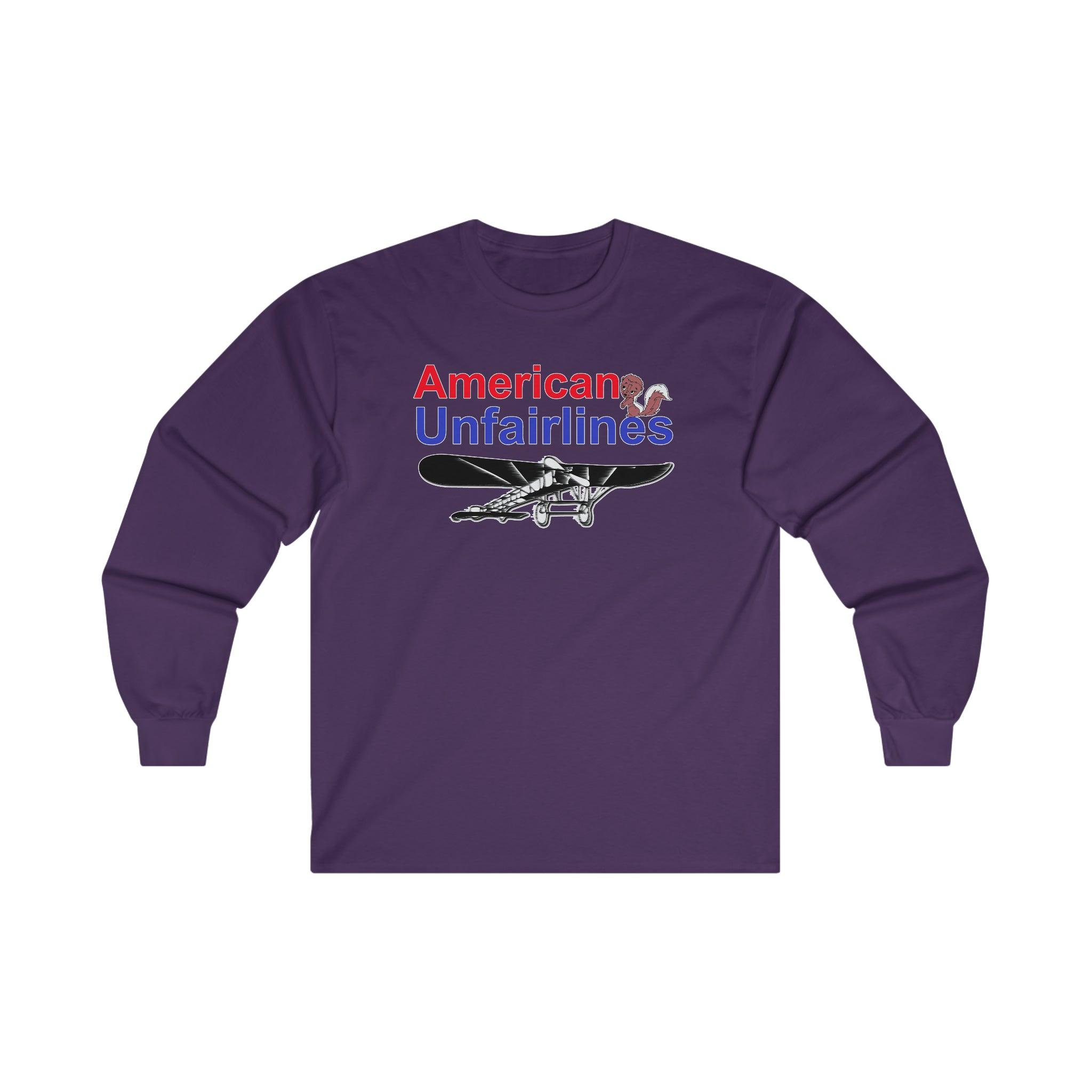 American Unfairlines - Long-Sleeve Tee - Witty Twisters Fashions