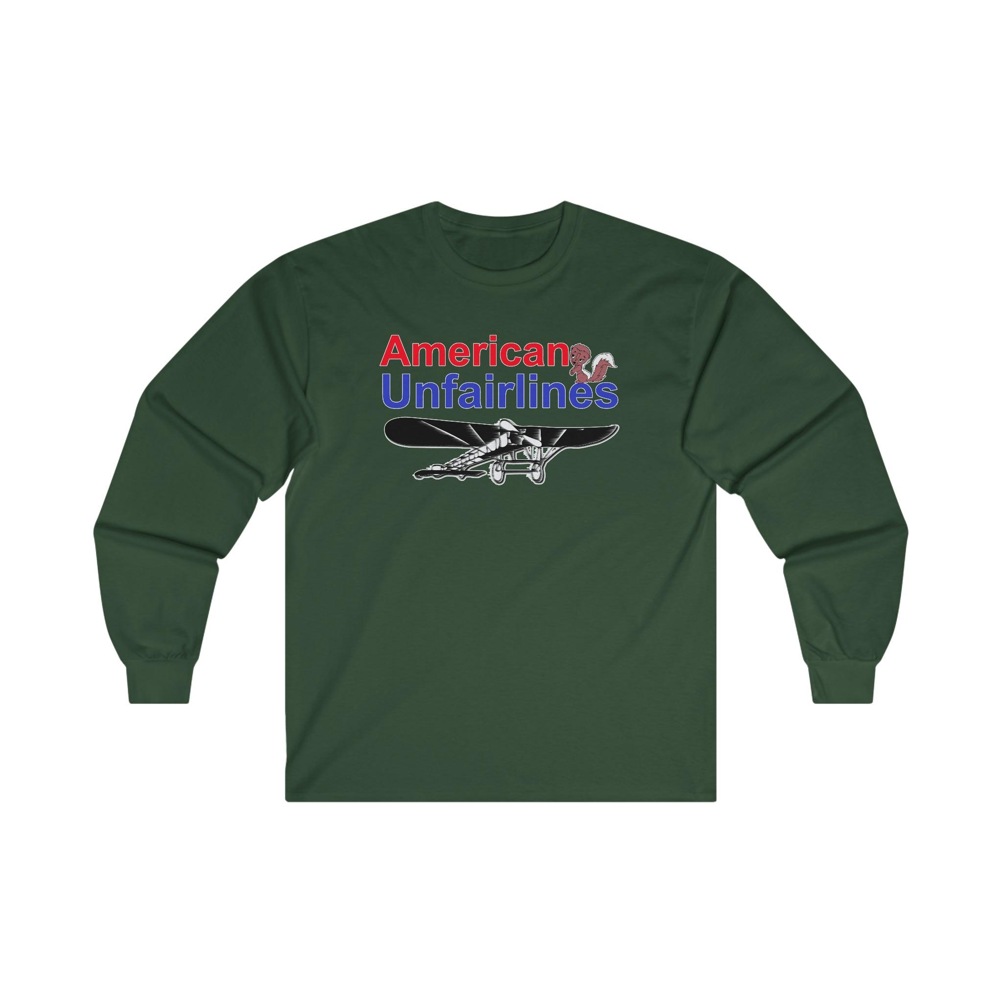 American Unfairlines - Long-Sleeve Tee - Witty Twisters Fashions