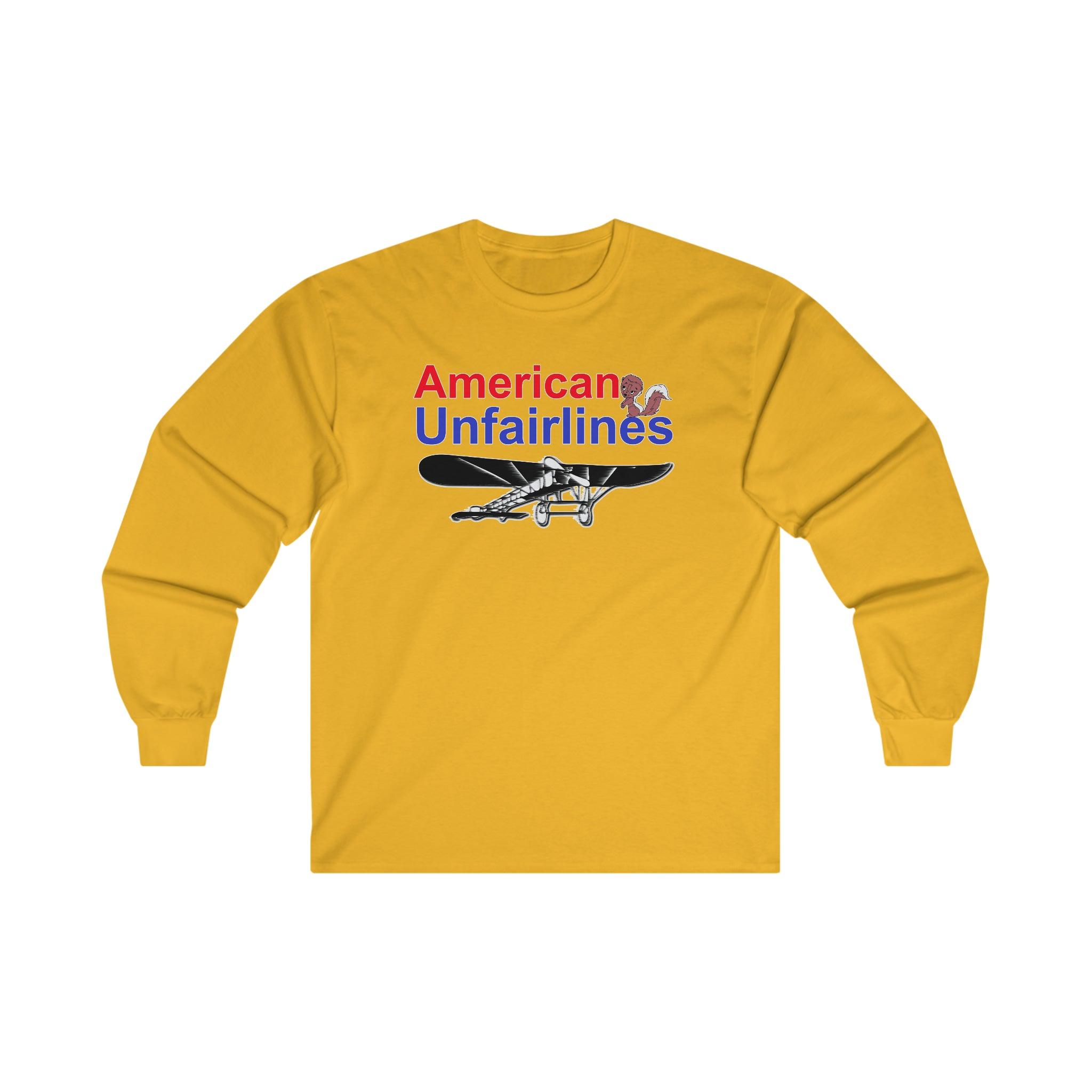 American Unfairlines - Long-Sleeve Tee - Witty Twisters Fashions