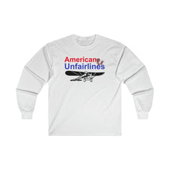 American Unfairlines - Long-Sleeve Tee - Witty Twisters Fashions