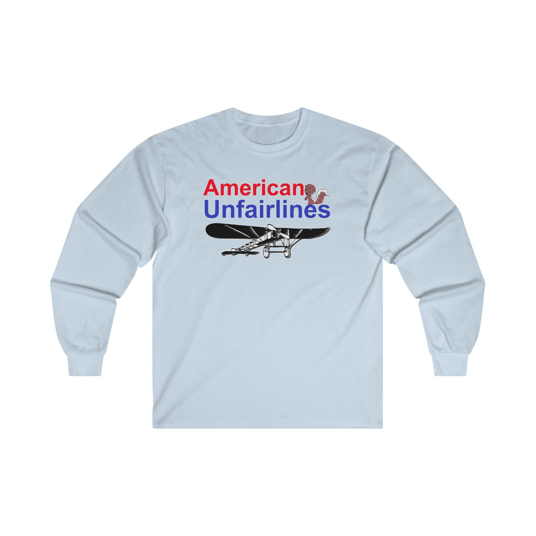 American Unfairlines - Long-Sleeve Tee - Witty Twisters Fashions