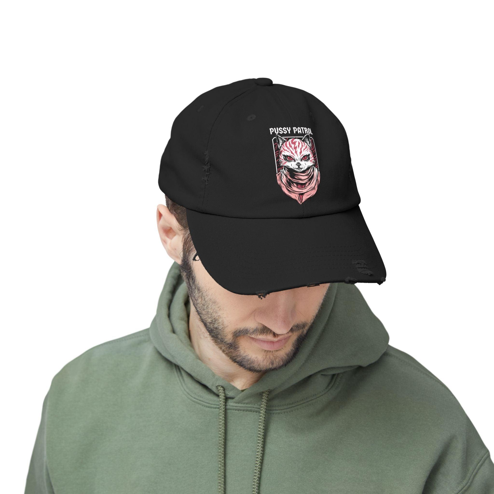 Pussy Patrol - Cotton Twill Distressed Baseball Cap