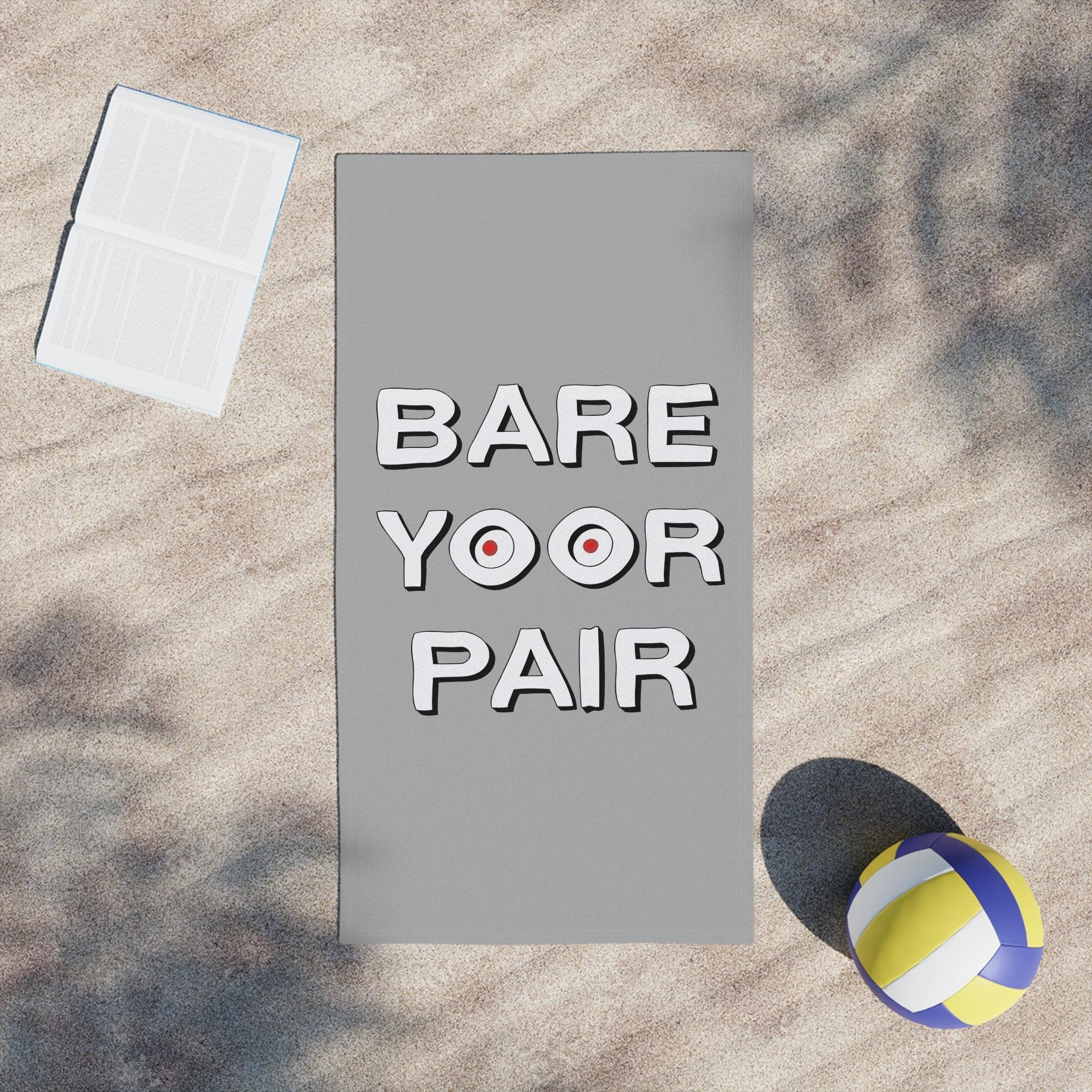 Bare Yoor Pair - Beach Towels - Witty Twisters Fashions