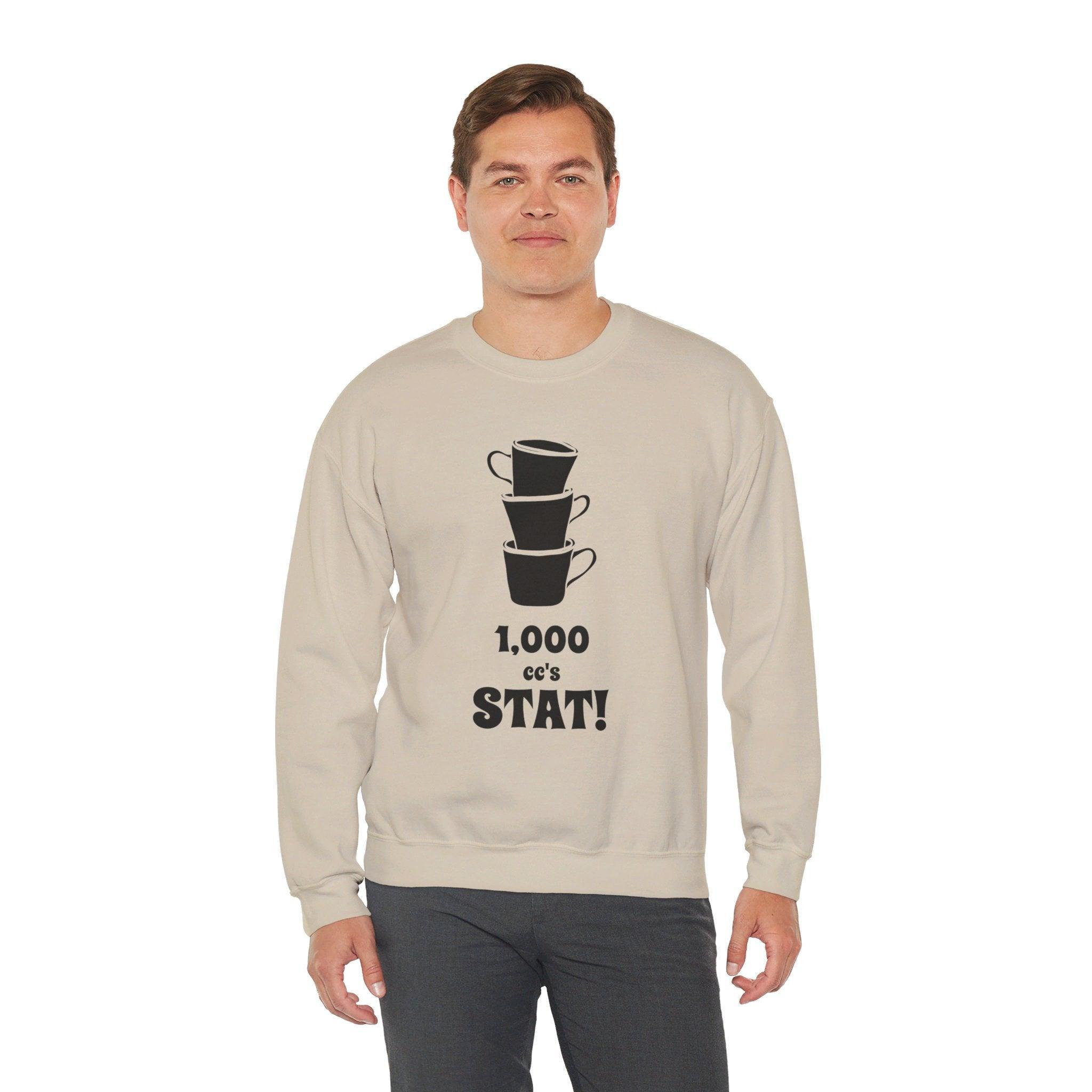 1,000 cc's Stat! - Sweatshirt - Witty Twisters Fashions