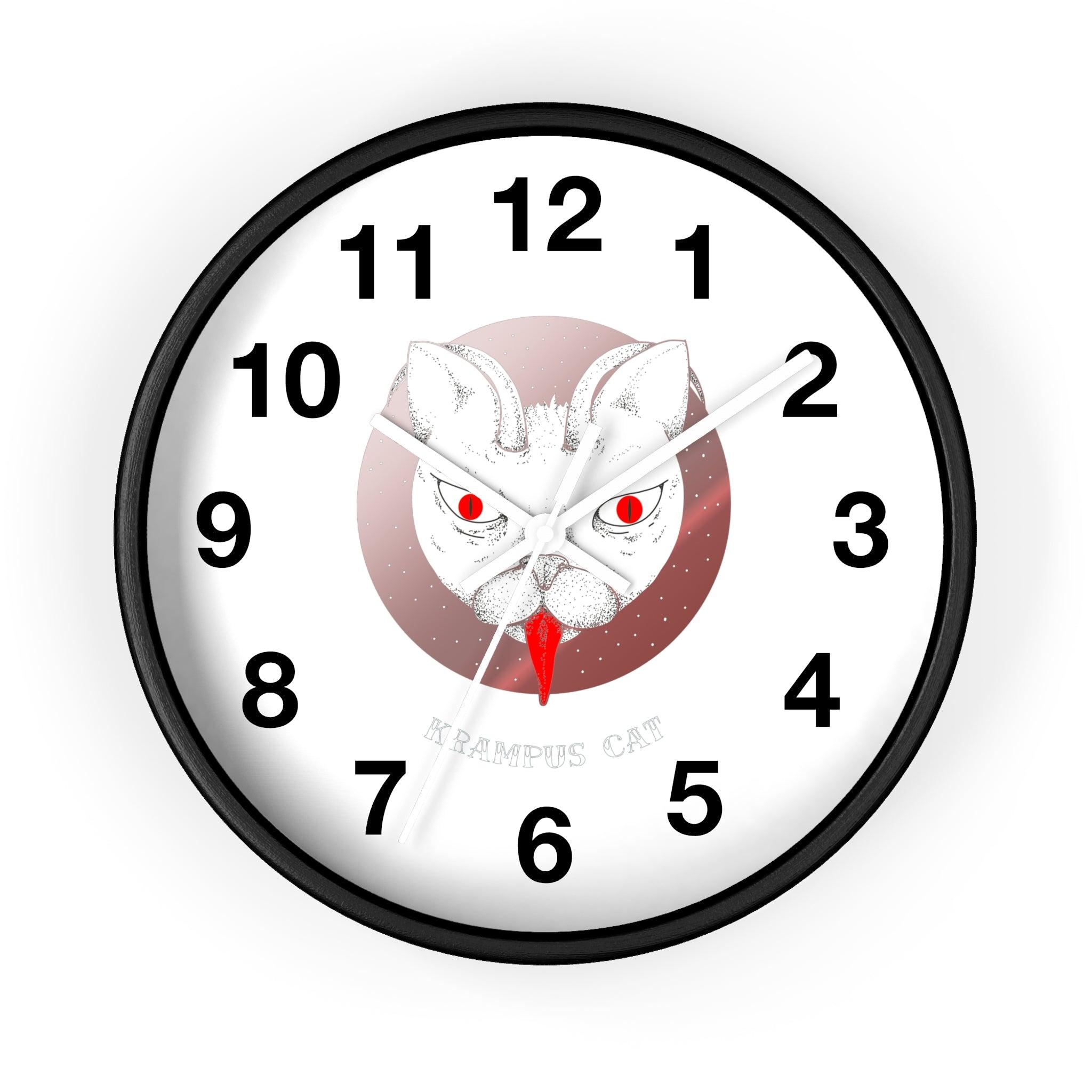 Krampus Cat - Wall Clock