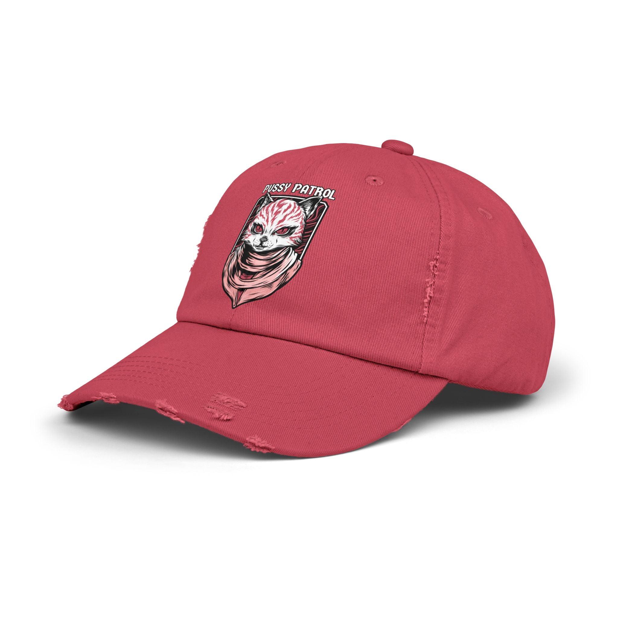 Pussy Patrol - Cotton Twill Distressed Baseball Cap